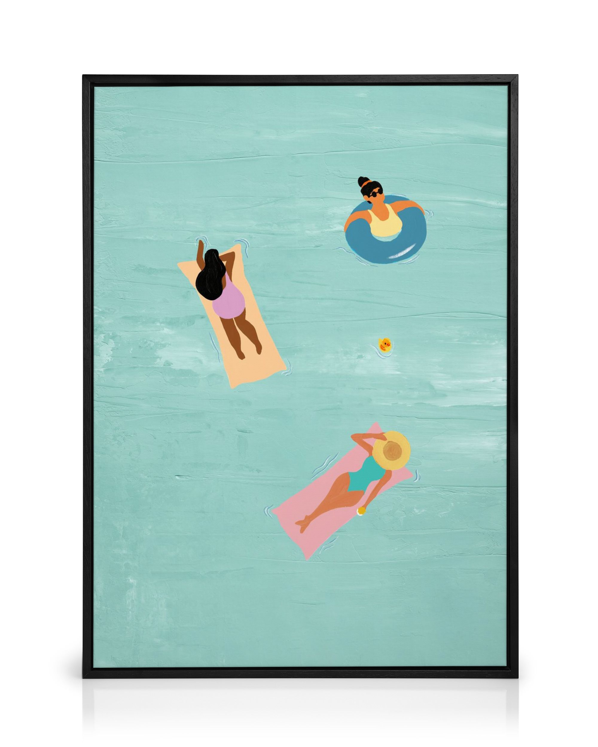 Summer Pool Vibes Canvas Print – Art Poster | Desenio