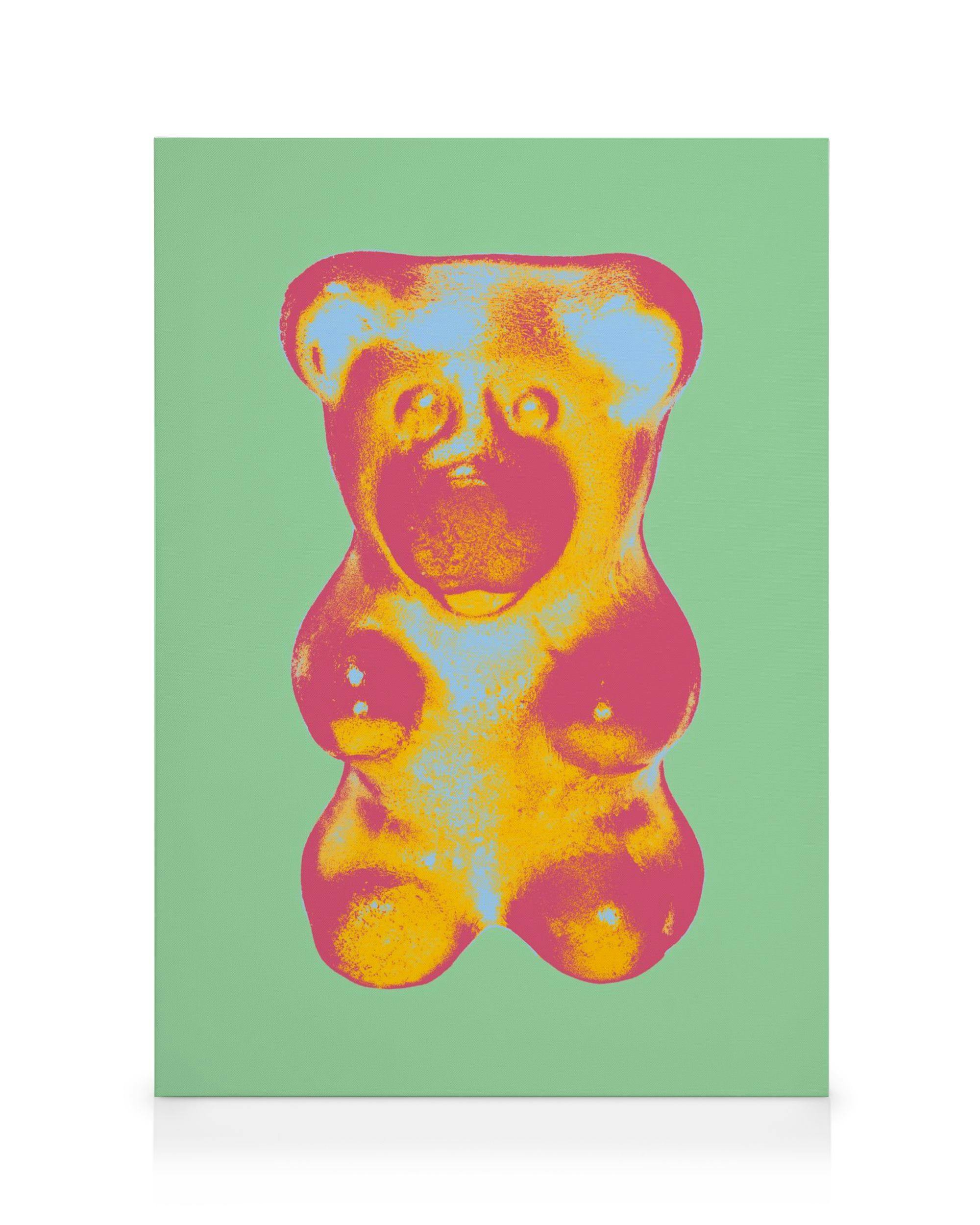 Canvas Prints Pop Art Gummy Bear No1 Canvas print (30x40 cm)