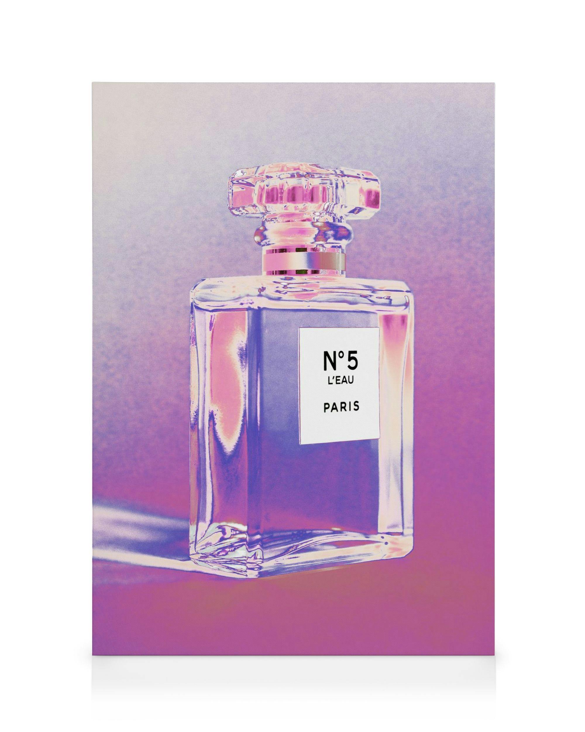 Telas decorativas Pop Art Perfume No1 Tela (30x40 cm - Moldura de Carvalho)