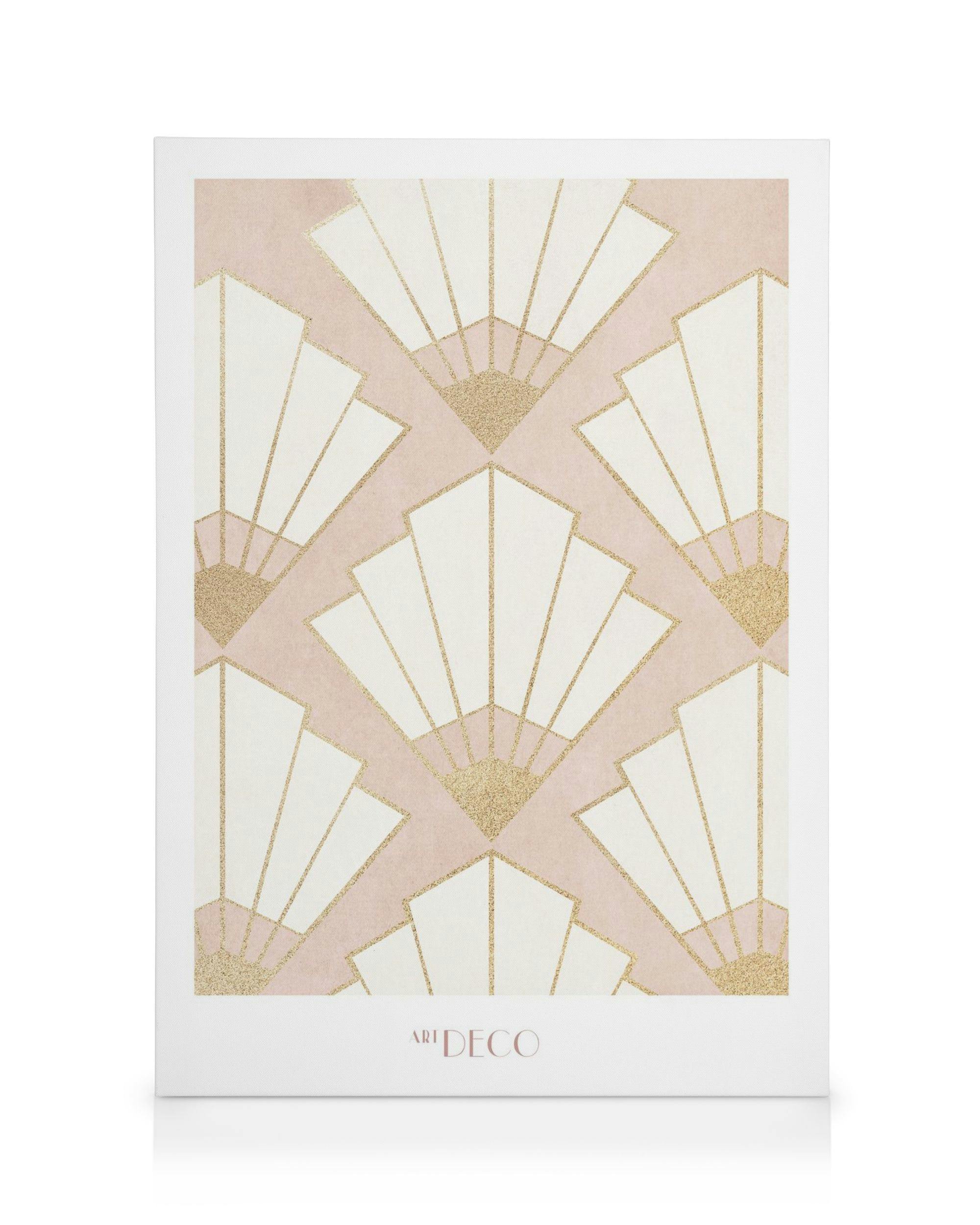 Canvas Prints Art Deco Pattern No1 Canvas print (50x70 cm - Black Frame)