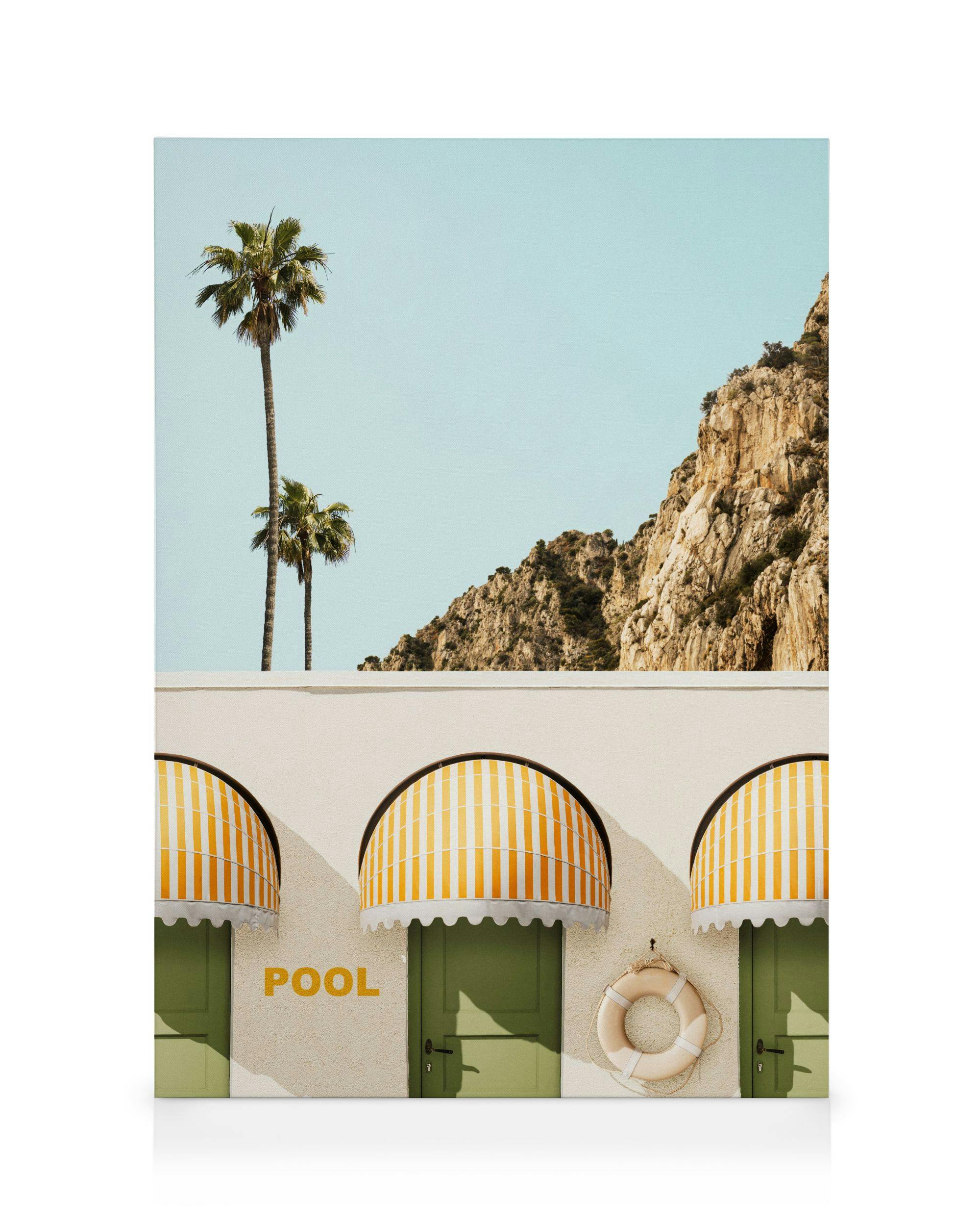 Canvastavlor Pool House Canvastavla (50x70 cm - Ekram)
