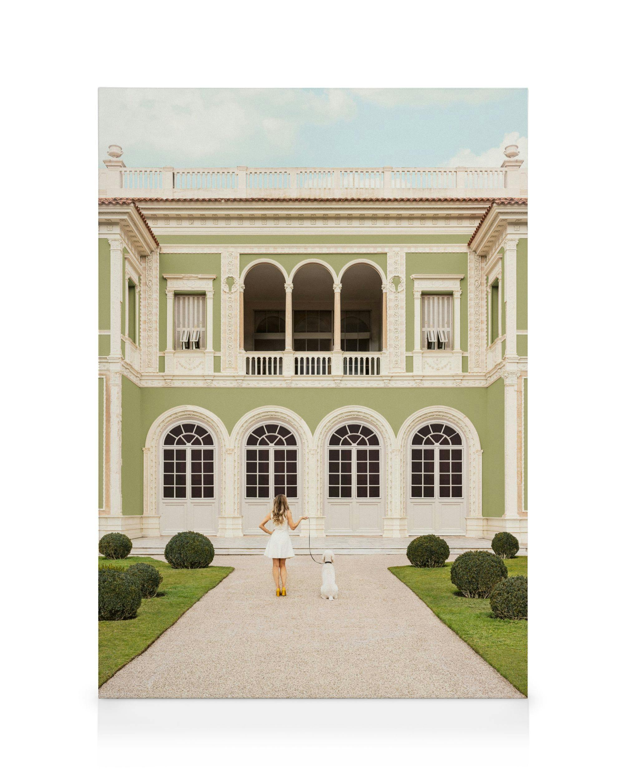 Canvas Schilderijen Riviera Residence Canvas (30x40 cm - Fotolijst Zwart)