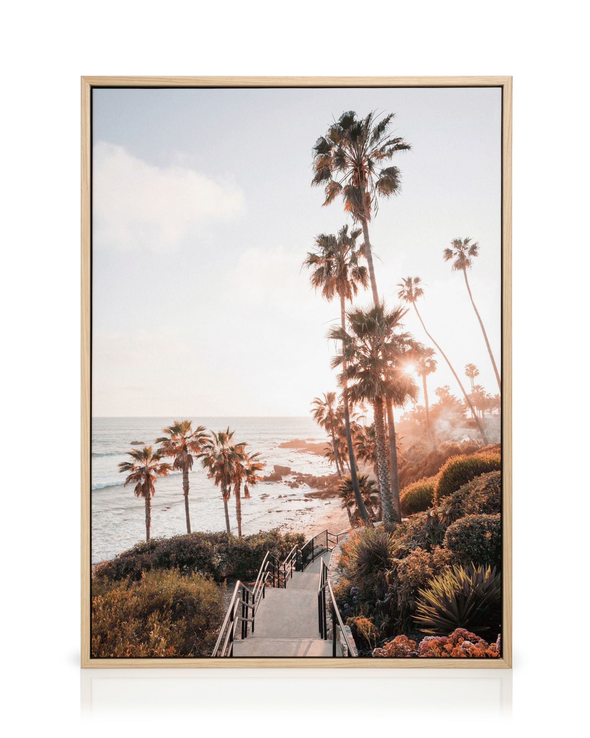 California Laguna Beach Canvas Print – Coastal Wall Art Poster