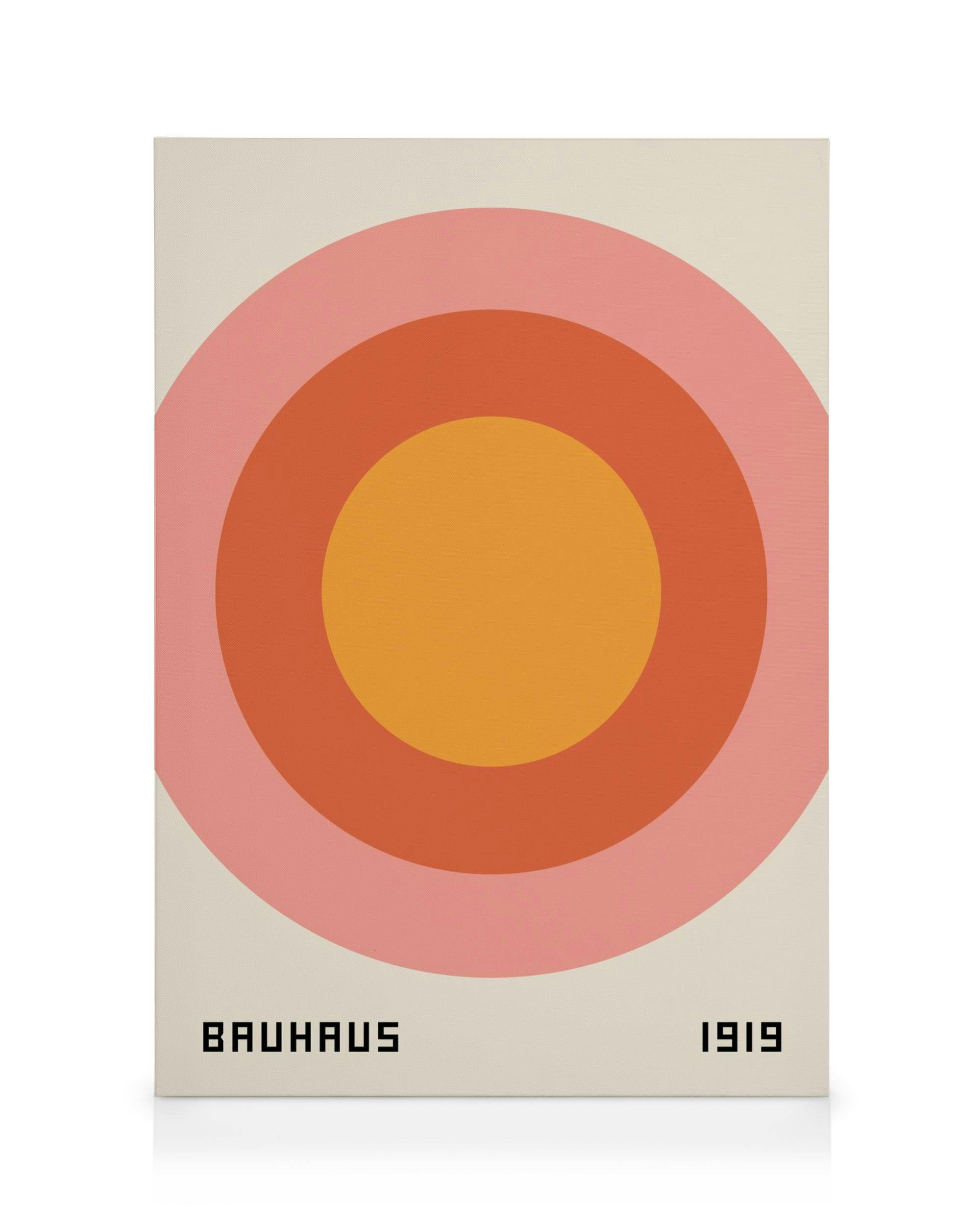 Canvas Prints Bauhaus 1919 Canvas print (70x100 cm - Oak Frame)
