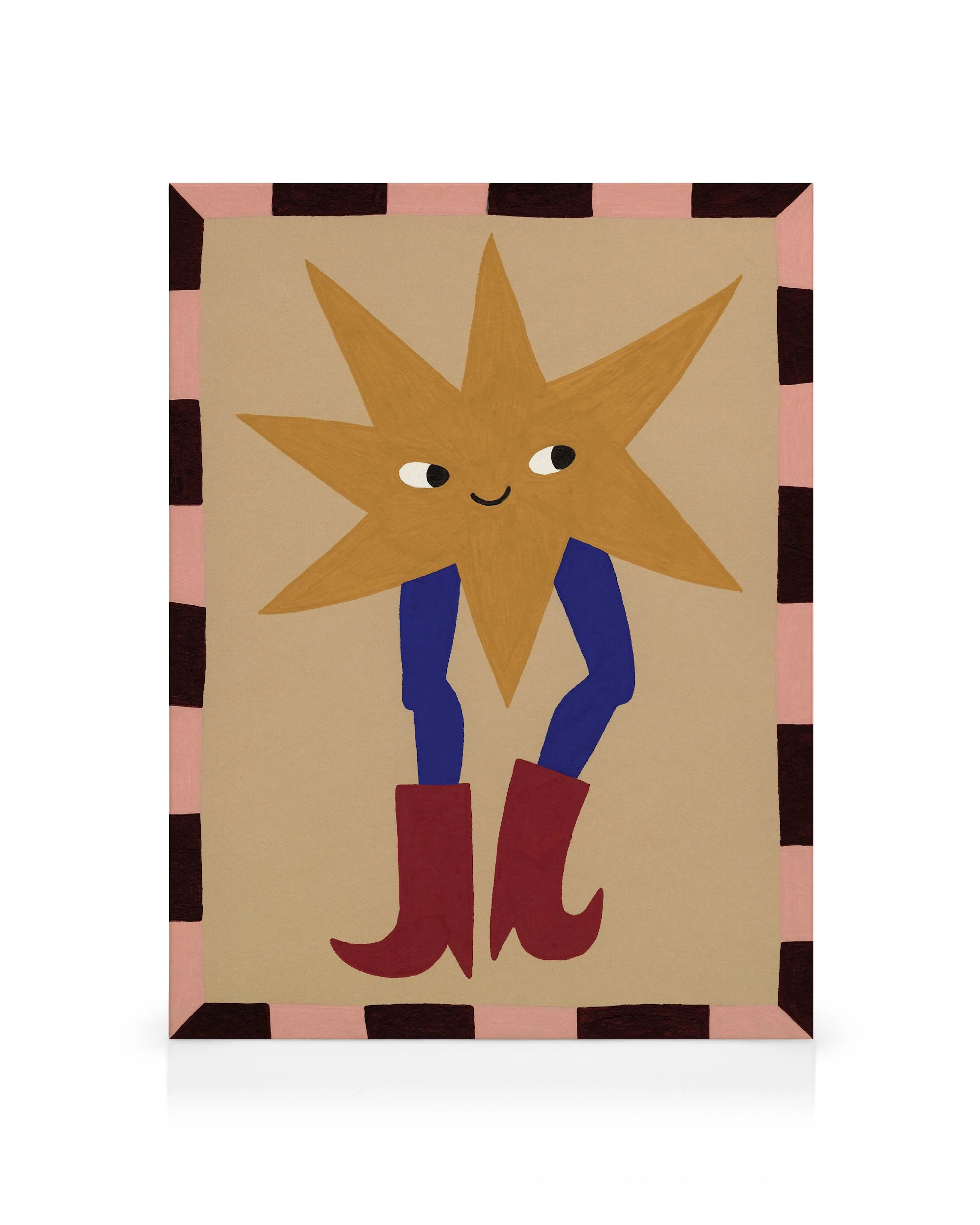 Star in Boots Stampa su Tela 0