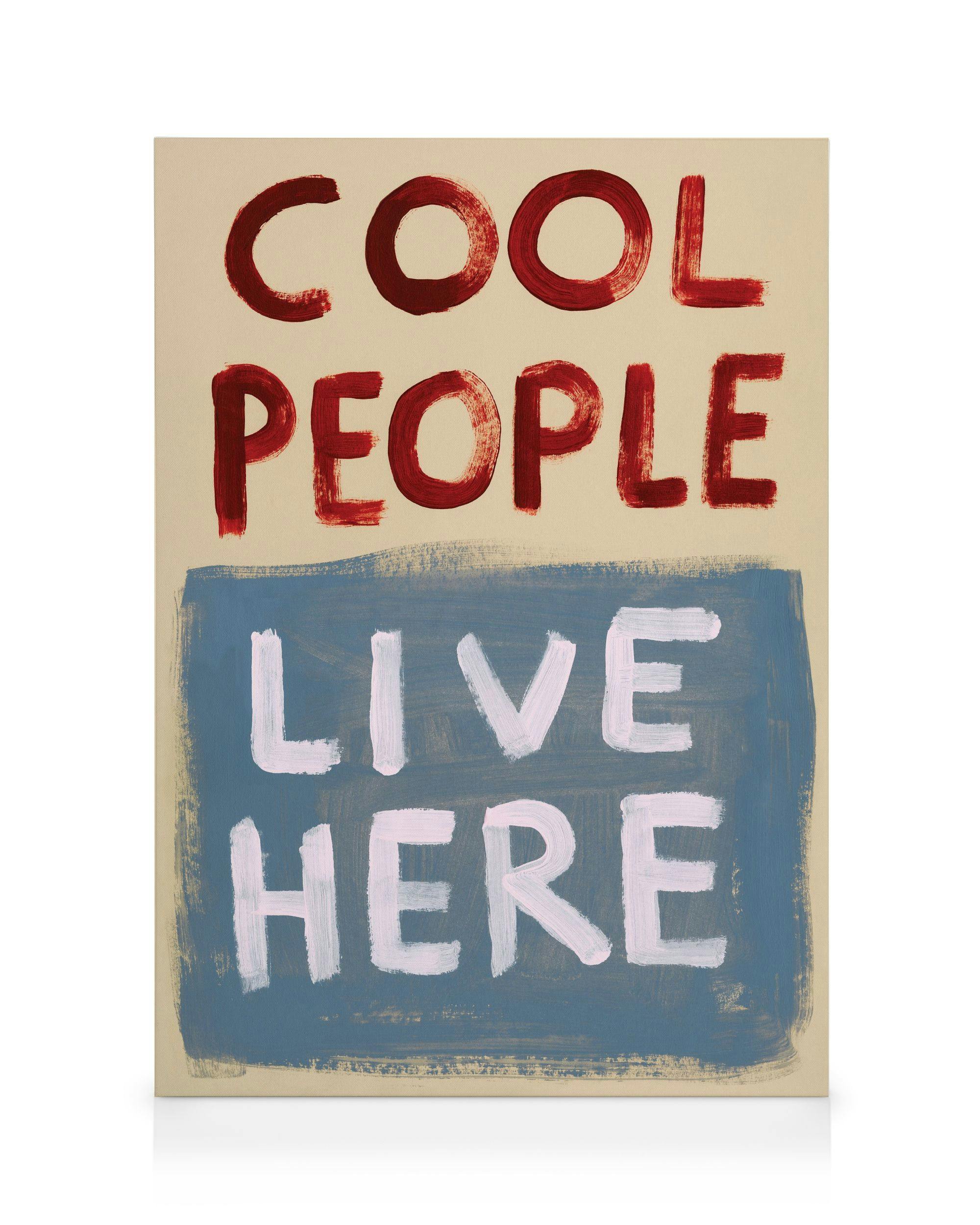 Canvas Prints The Coolest Ones Canvas print (70x100 cm - Black Frame)