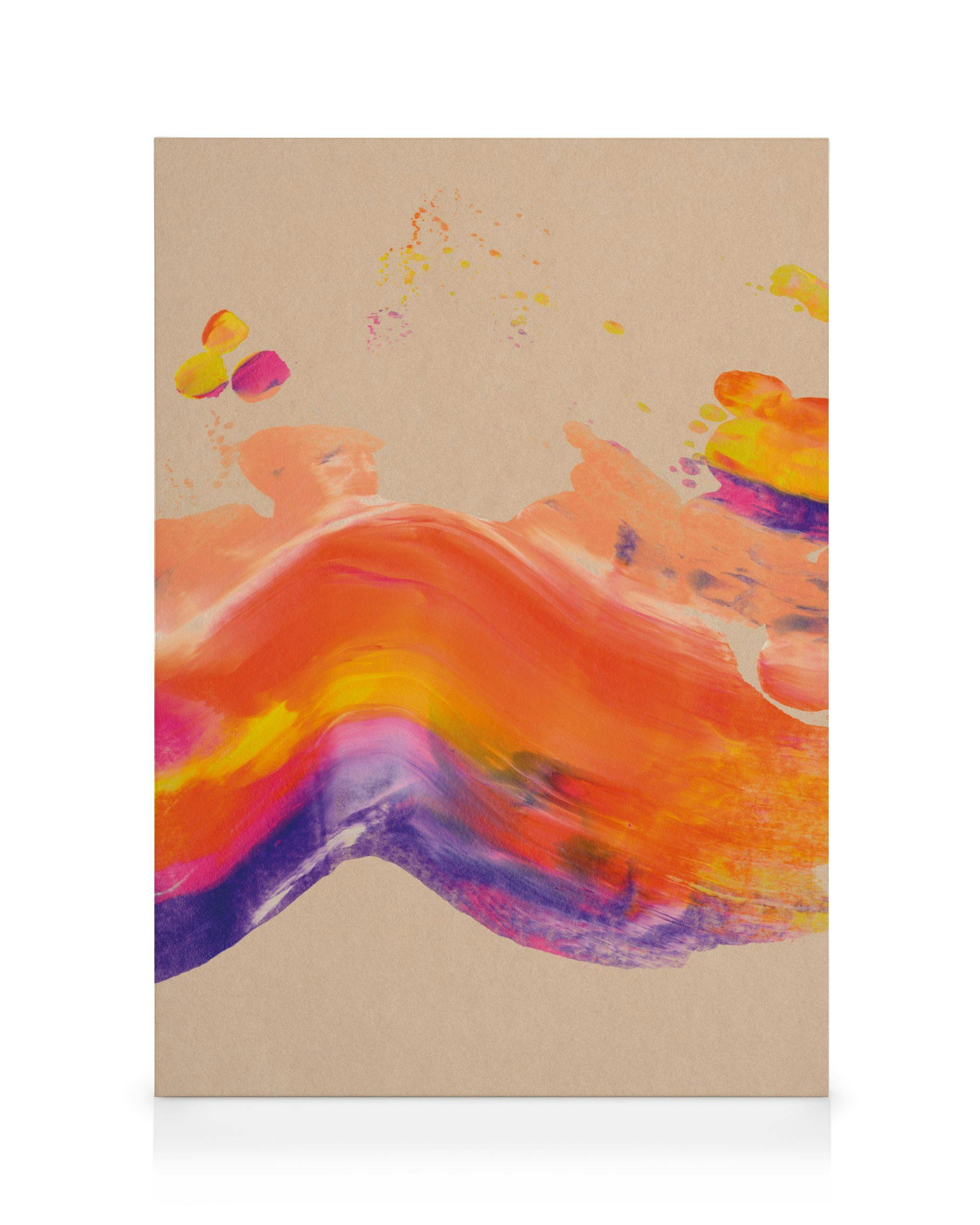 Canvas Prints Sunset Stroke No2 Canvas print (30x40 cm - Oak Frame)