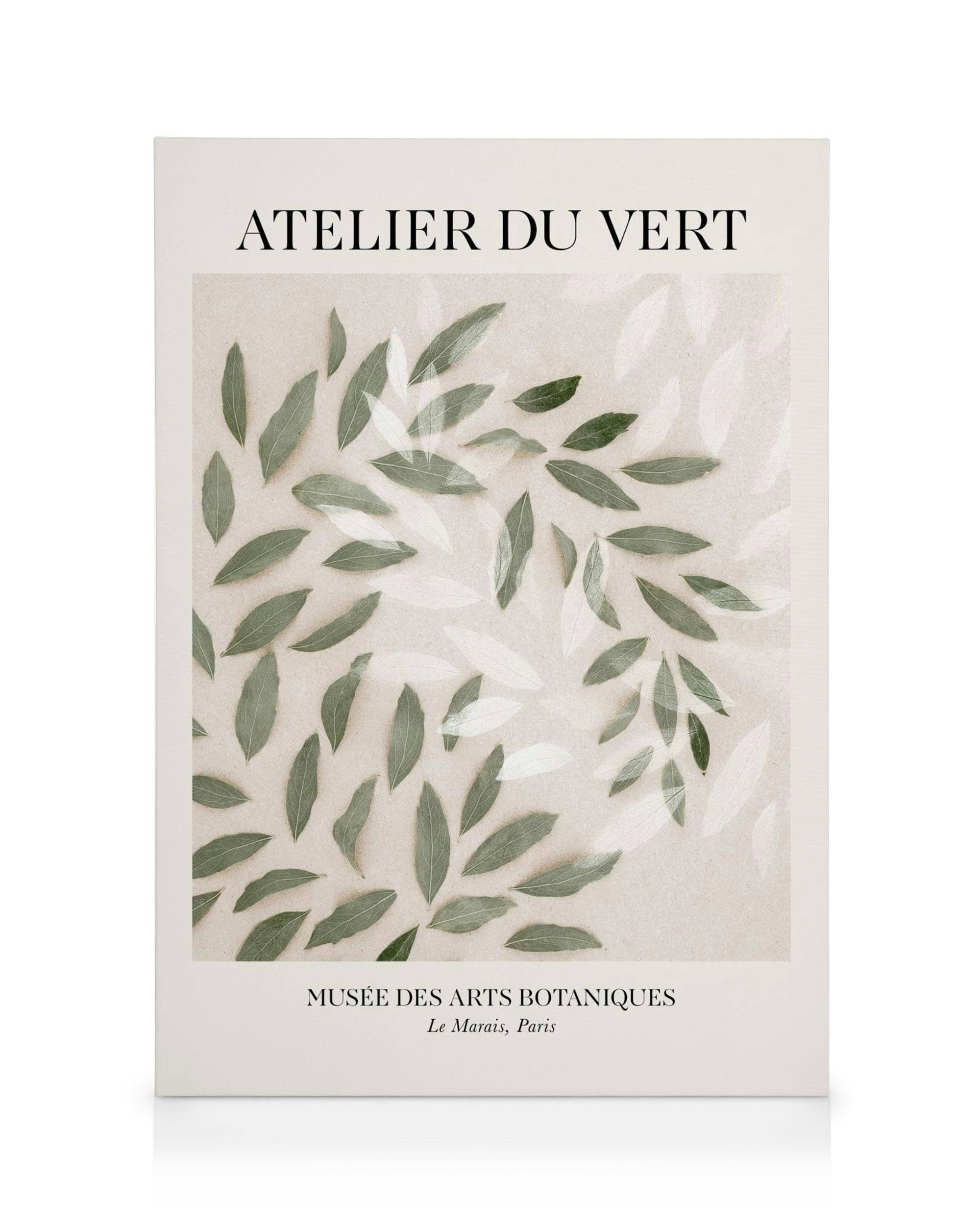 Canvastavlor Atelier du Vert Canvastavla (100x140 cm - Svart ram)