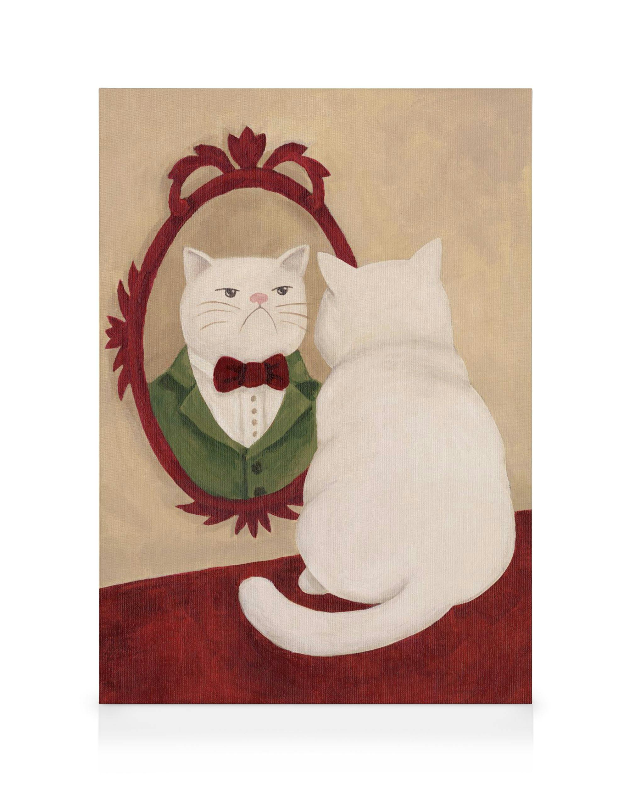 Canvas Prints The Aristocat Canvas print (70x100 cm - Oak Frame)