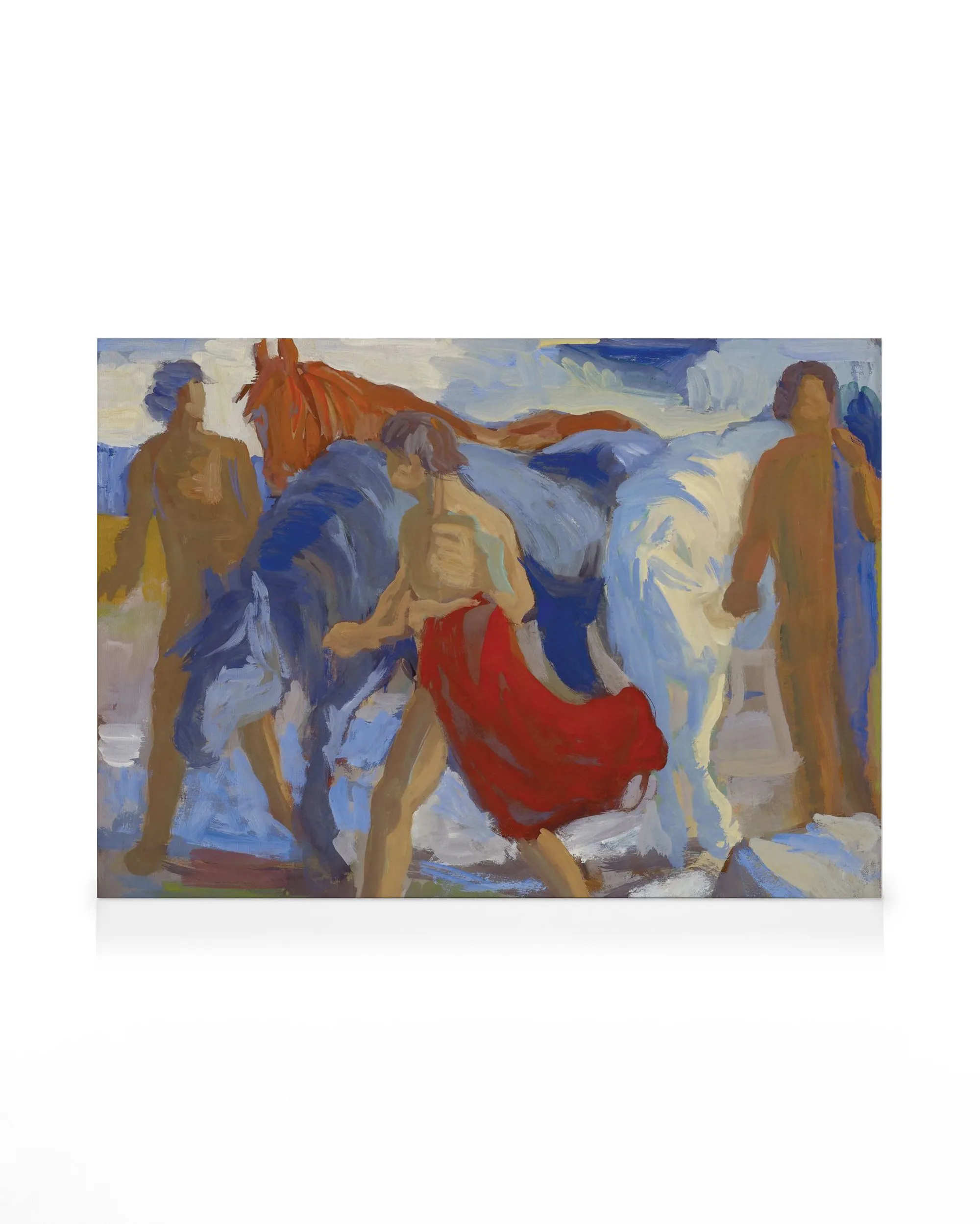 Paul Altherr - Youngsters with Horses Canvas 0