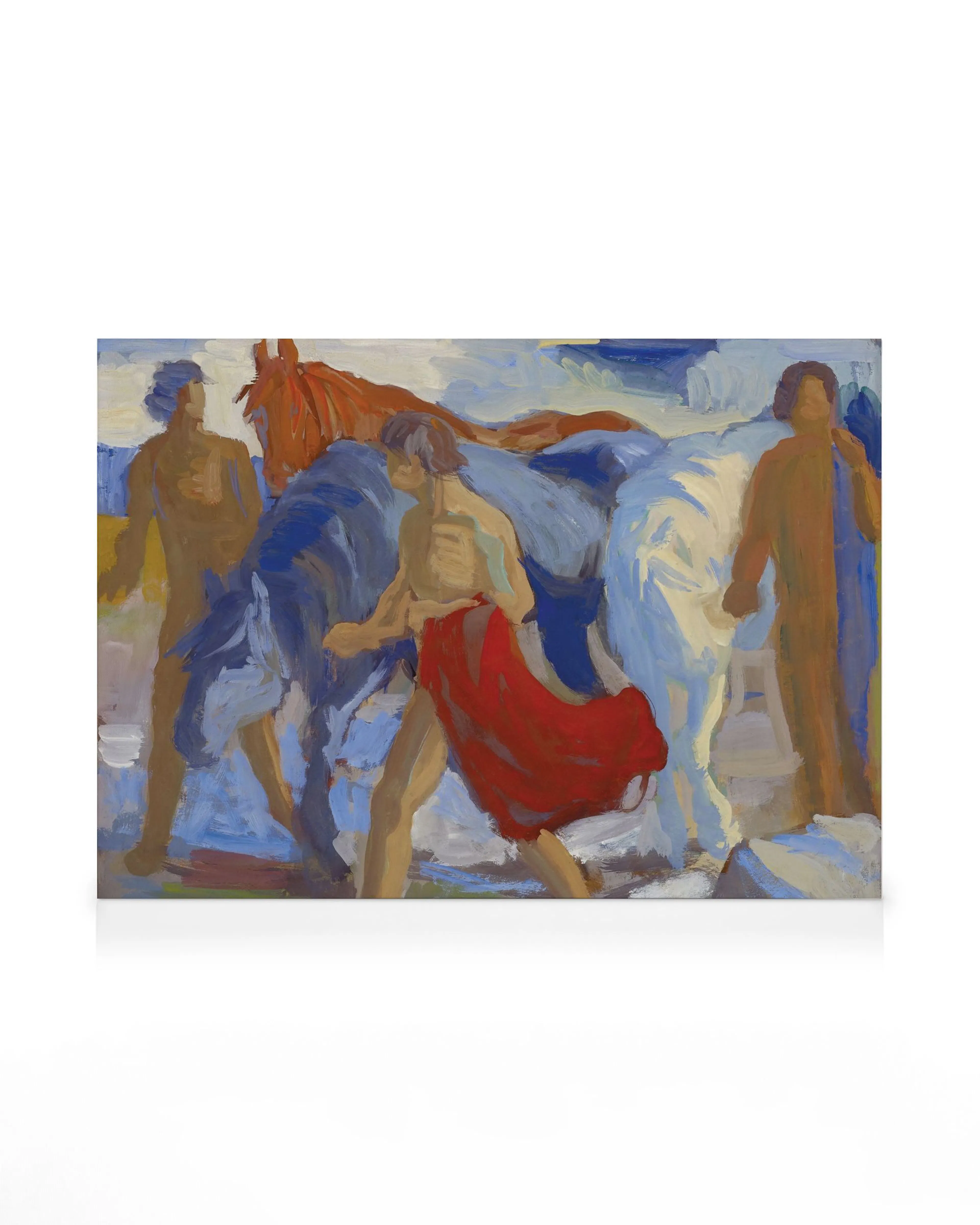 Paul Altherr - Youngsters with Horses Canvas 0