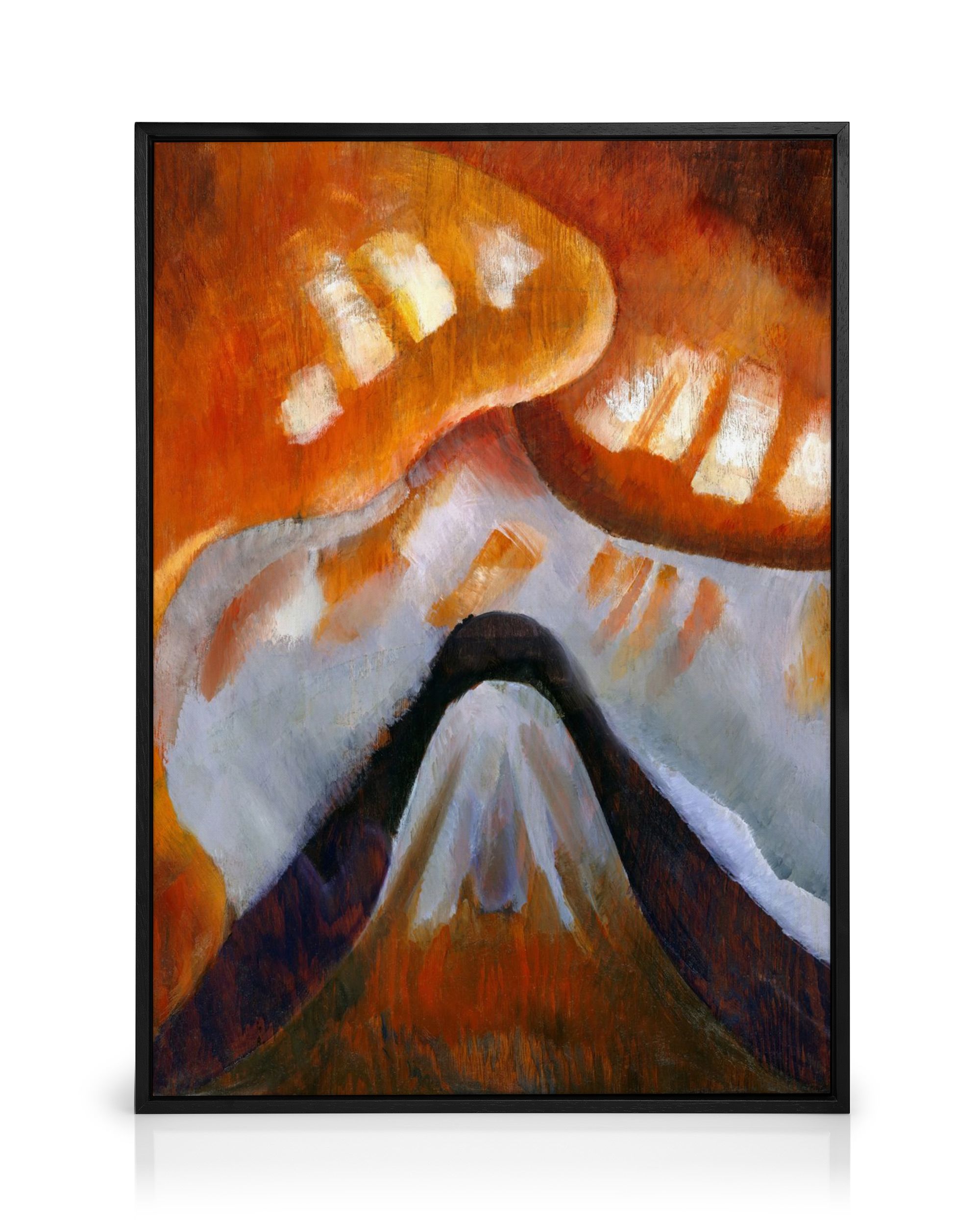 Dove、Lake Afternoon、希少画集画、新品額付 Arthur Dove Mountain and Sky Canvas Print – Abstract Art Poster
