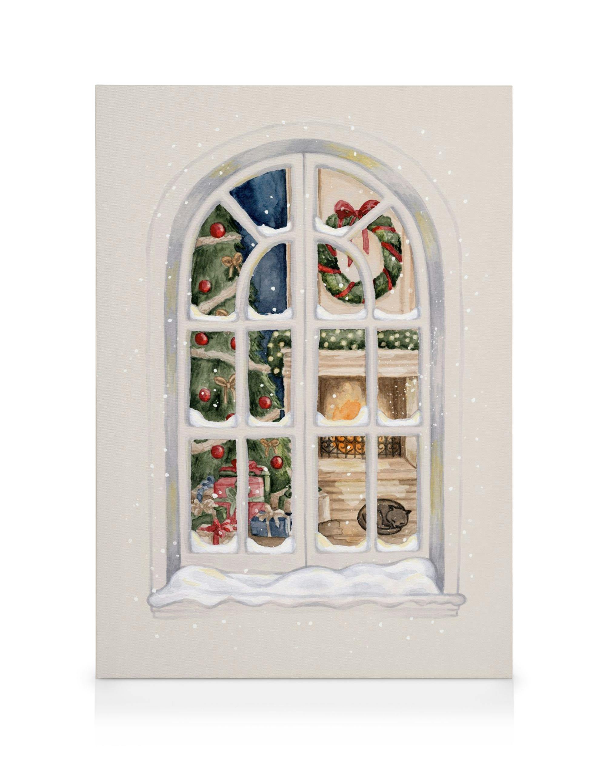 Canvas Prints Christmas Inside Canvas print (50x70 cm - Black Frame)