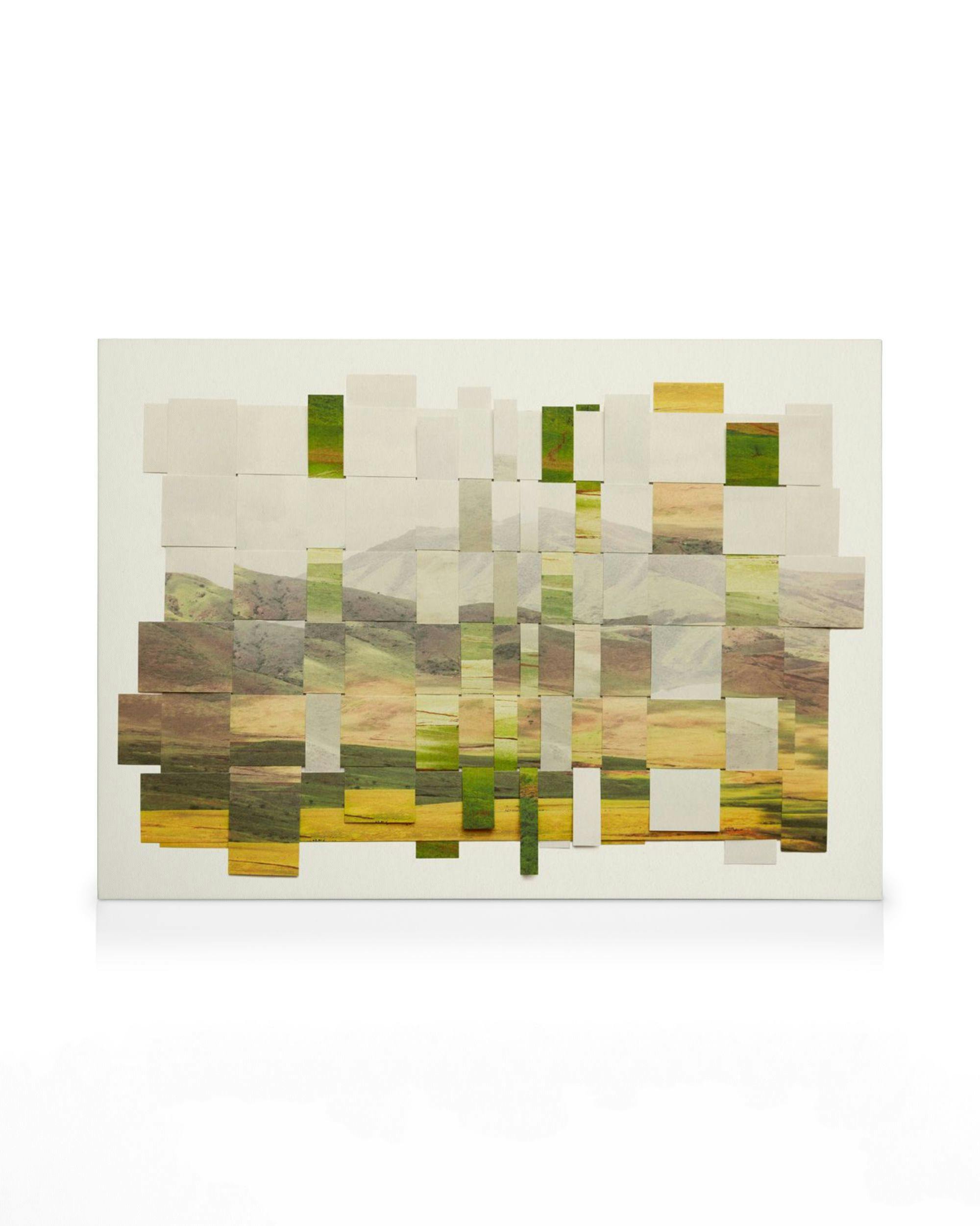 Canvas Prints Woven Landscape Canvas print (30x40 cm - Black Frame)