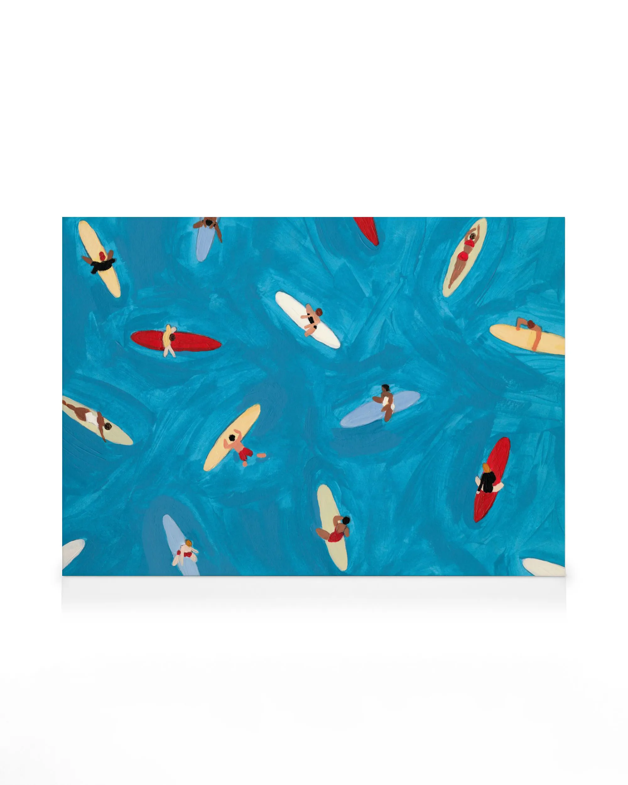 Surfers in the Blue Lienzo 0