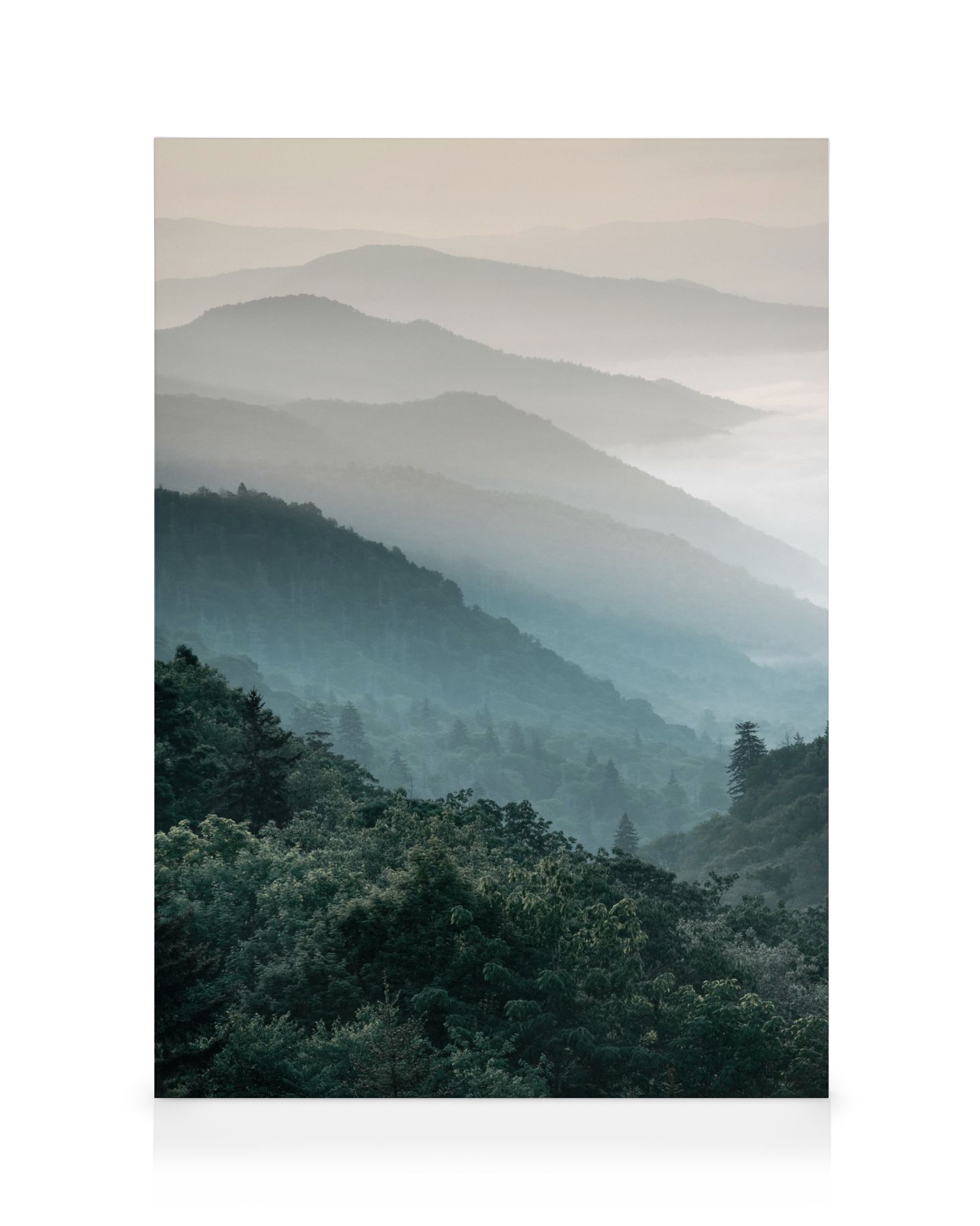 Mind Canvas Print – Misty Mountain Landscape Wall Art | Desenio