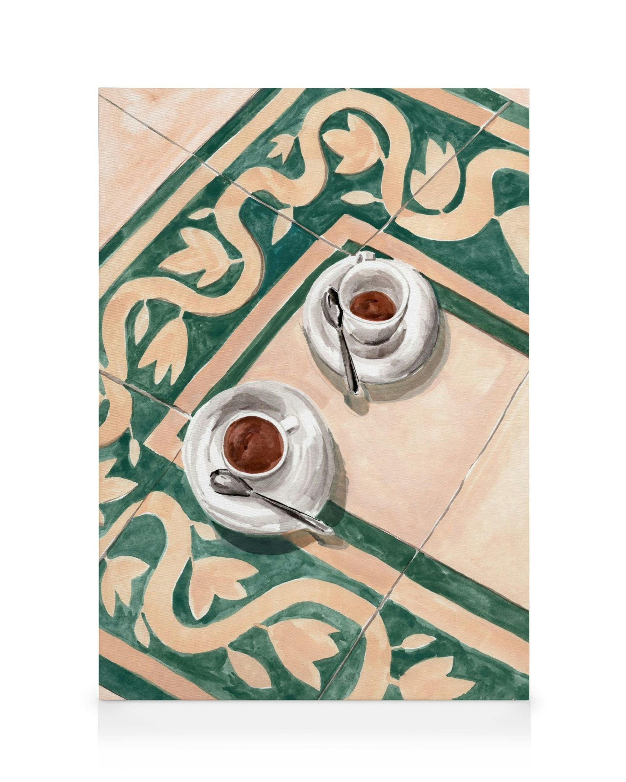 Canvas Prints Laura Page - Italian Coffee Canvas print (30x40 cm - Black Frame)