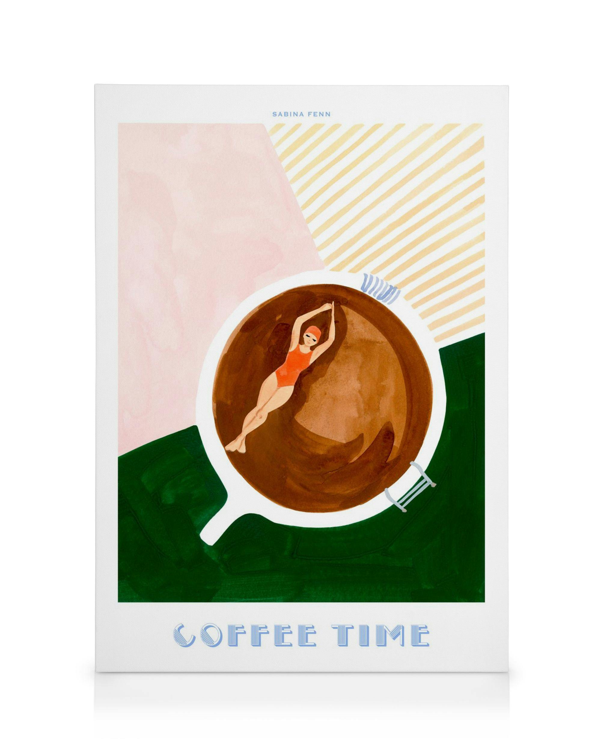 Canvas Prints Sabina Fenn - Coffee Time Canvas print (70x100 cm)