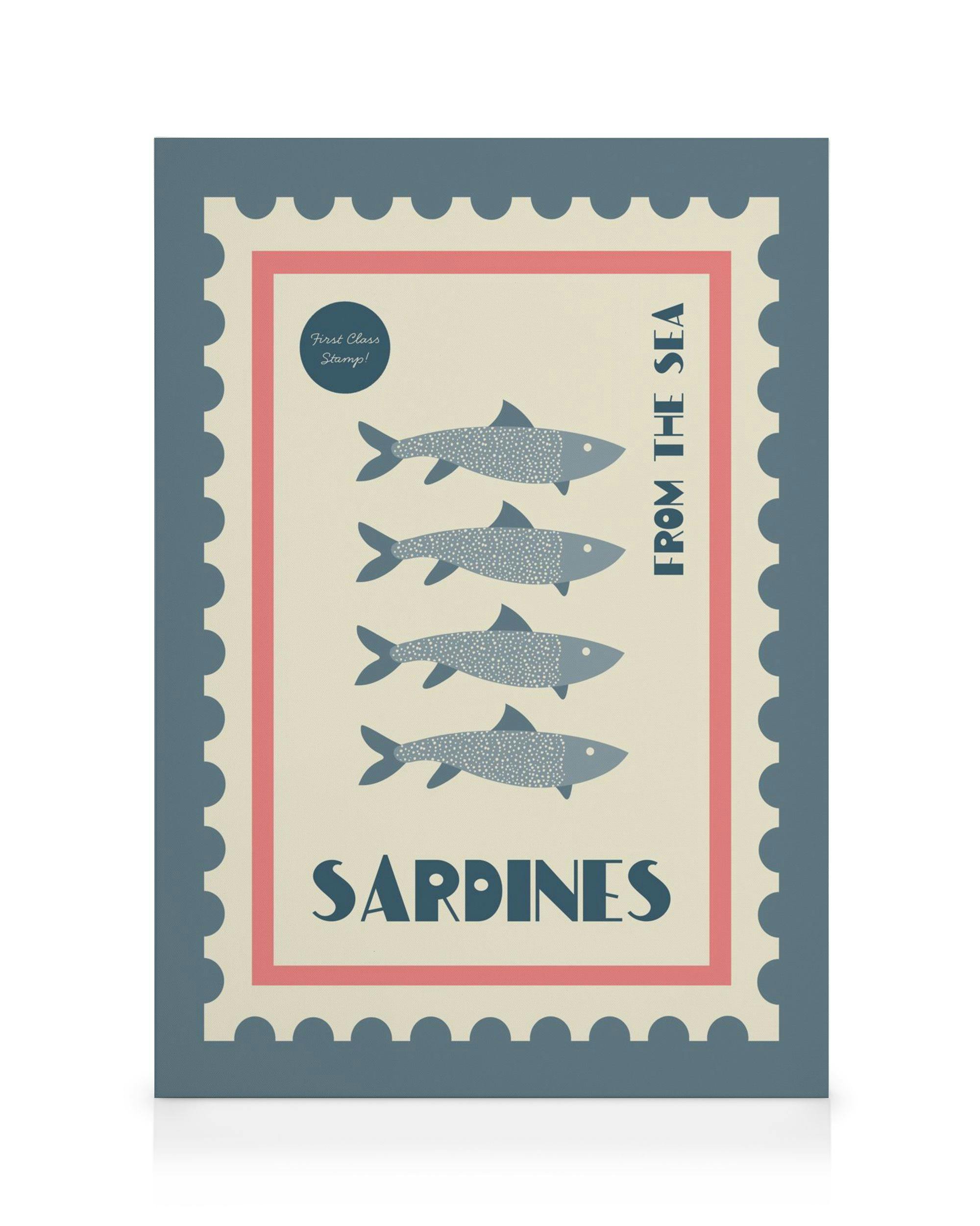Canvas Prints We Made Something Nice - Sardines Canvas print (30x40 cm)