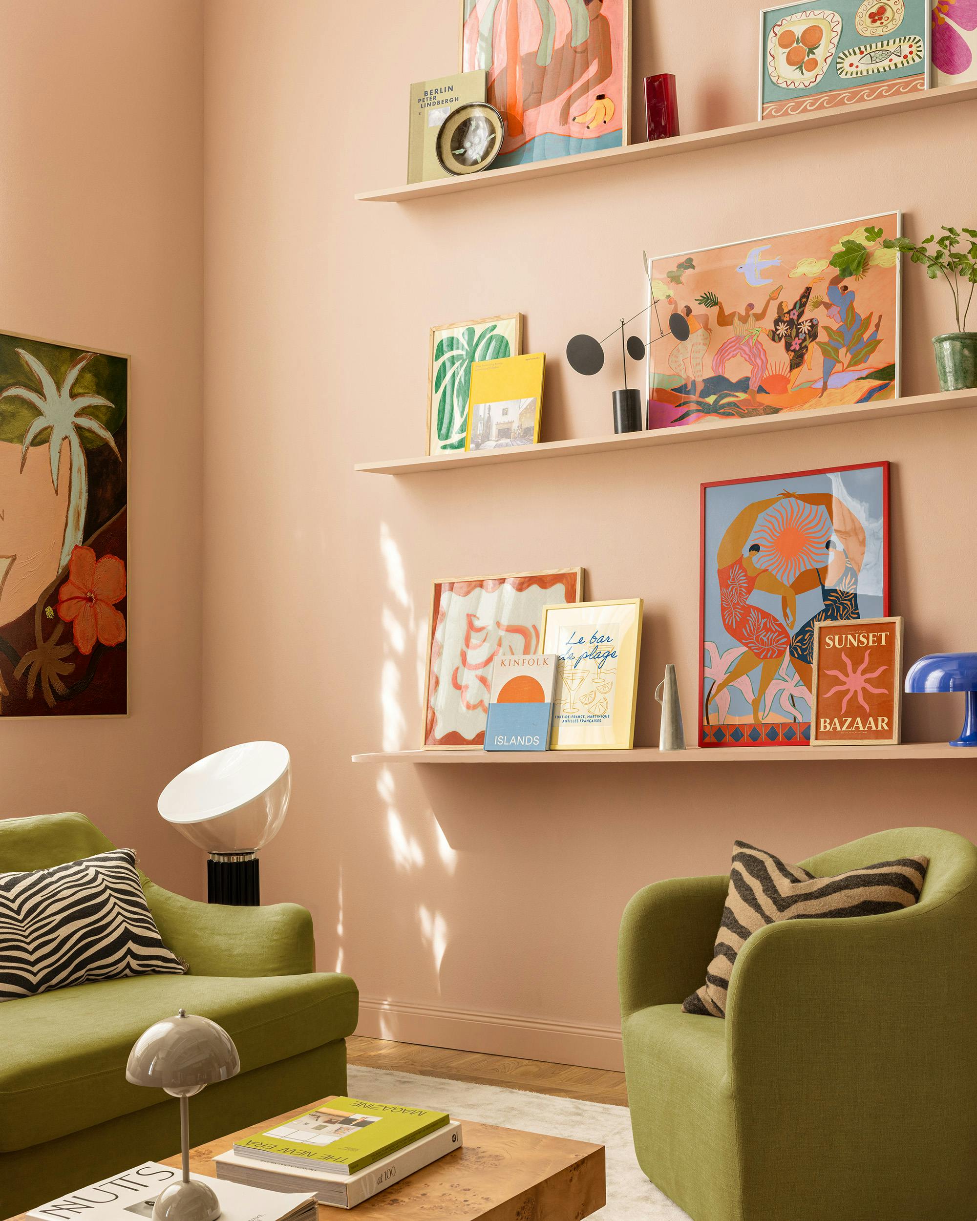 Sunset Bazaar gallery wall (ONE SIZE)