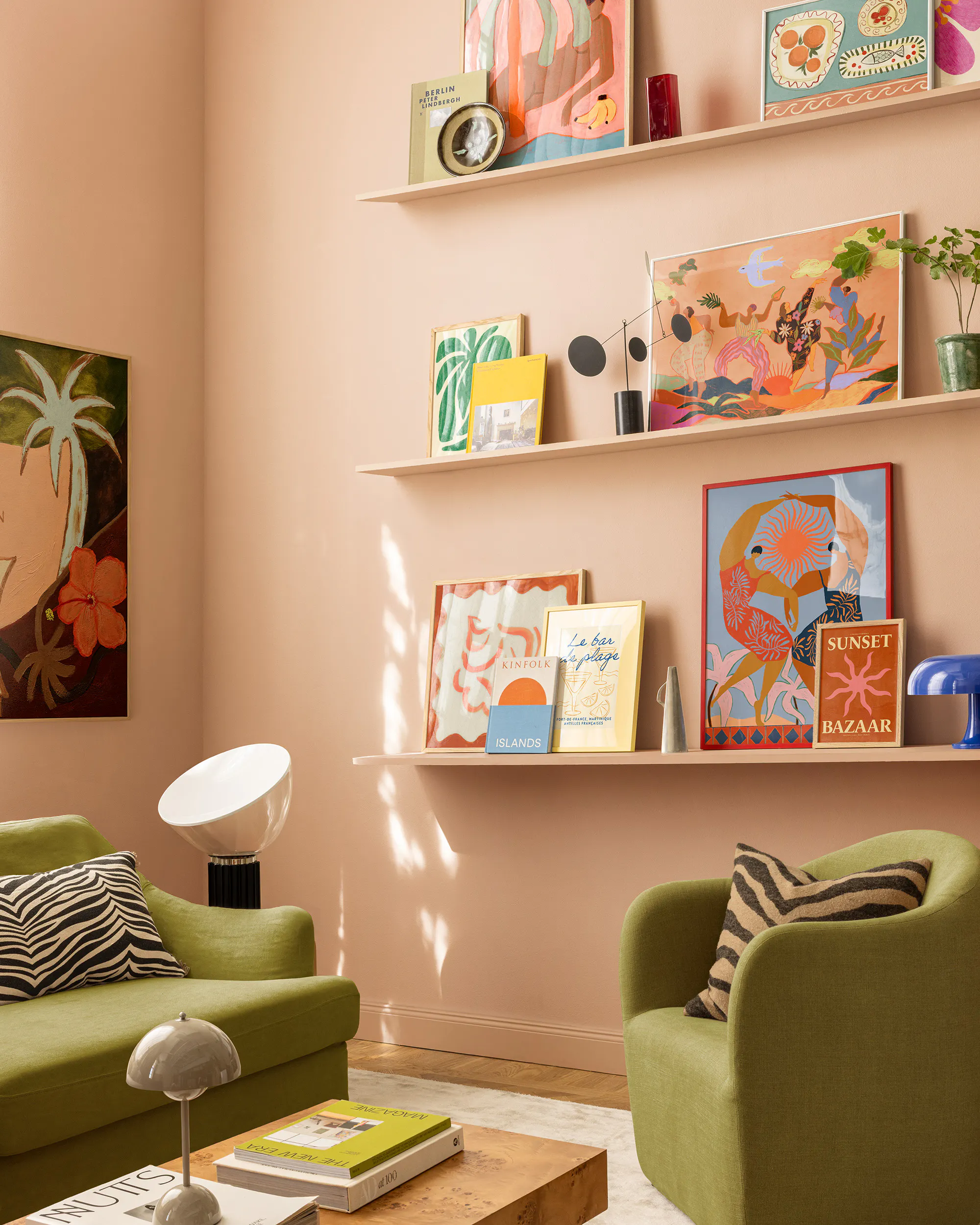 Sunset Bazaar gallery wall