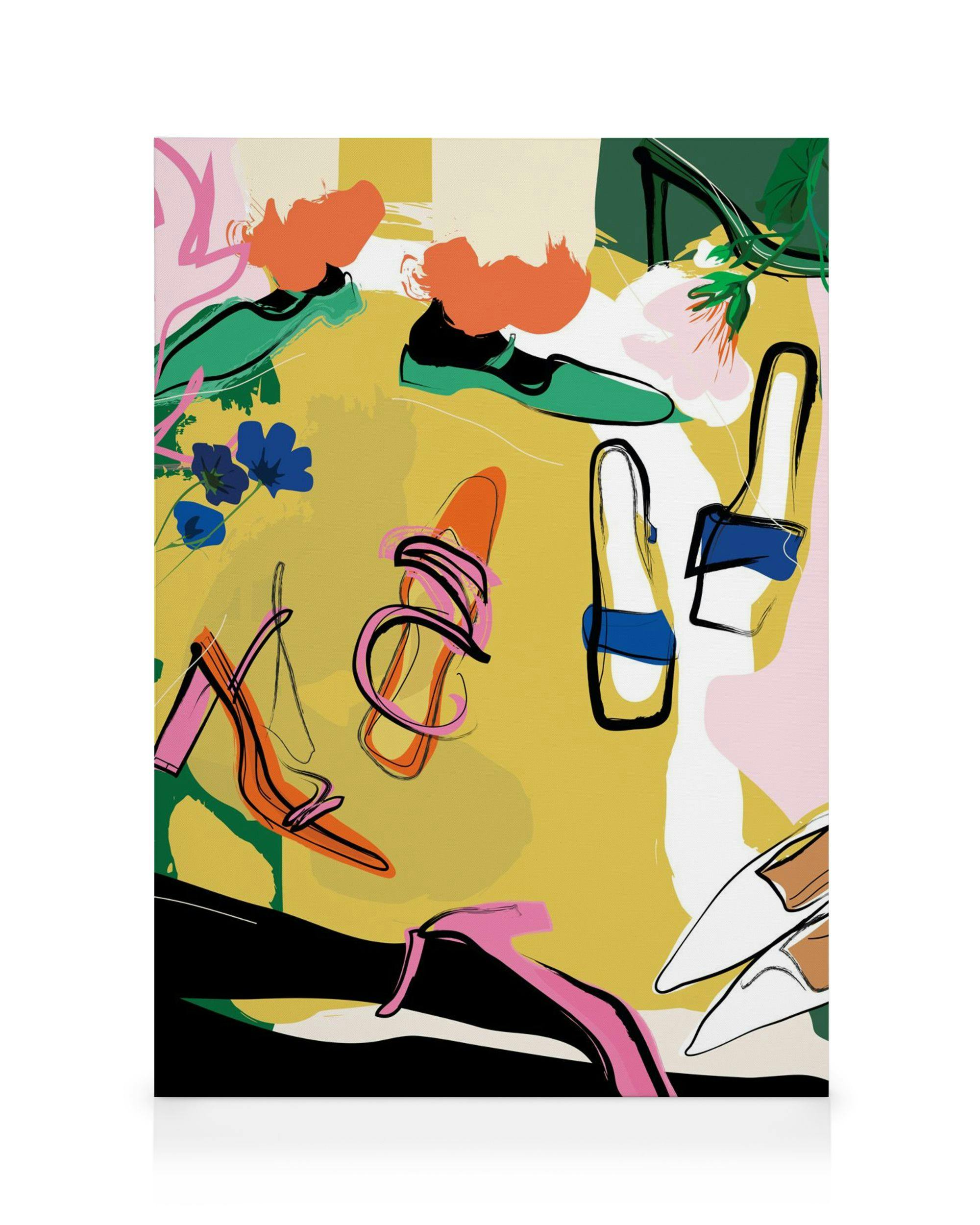 Canvas Prints Rachel Joanis - Decisions Canvas print (30x40 cm - Black Frame)
