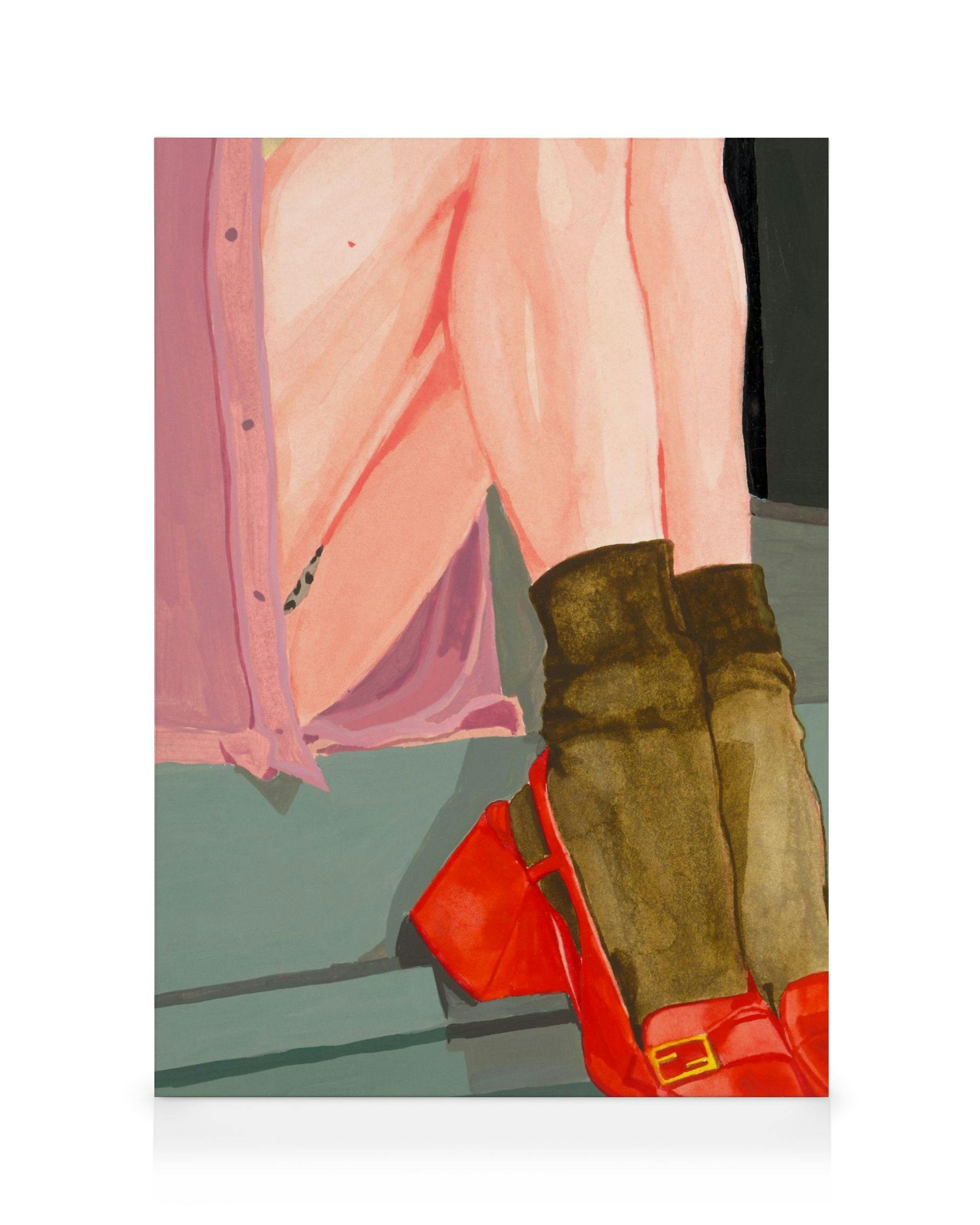 Sophia Novosel - The Waiting Girl Lienzo (50x70 cm - Marco de negro)