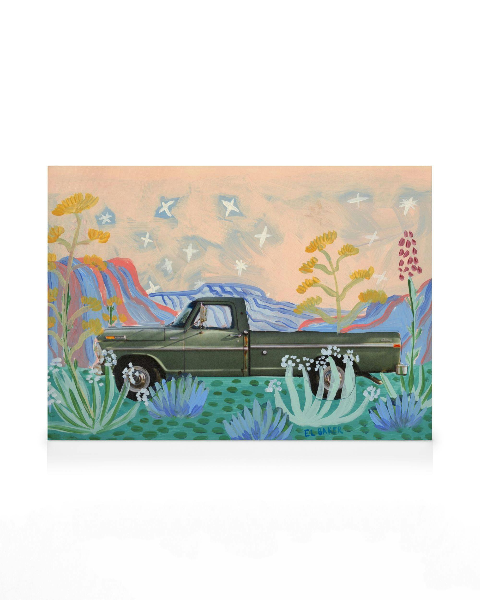 Eleanor Baker - West Texas Truck Lienzo (30x40 cm)