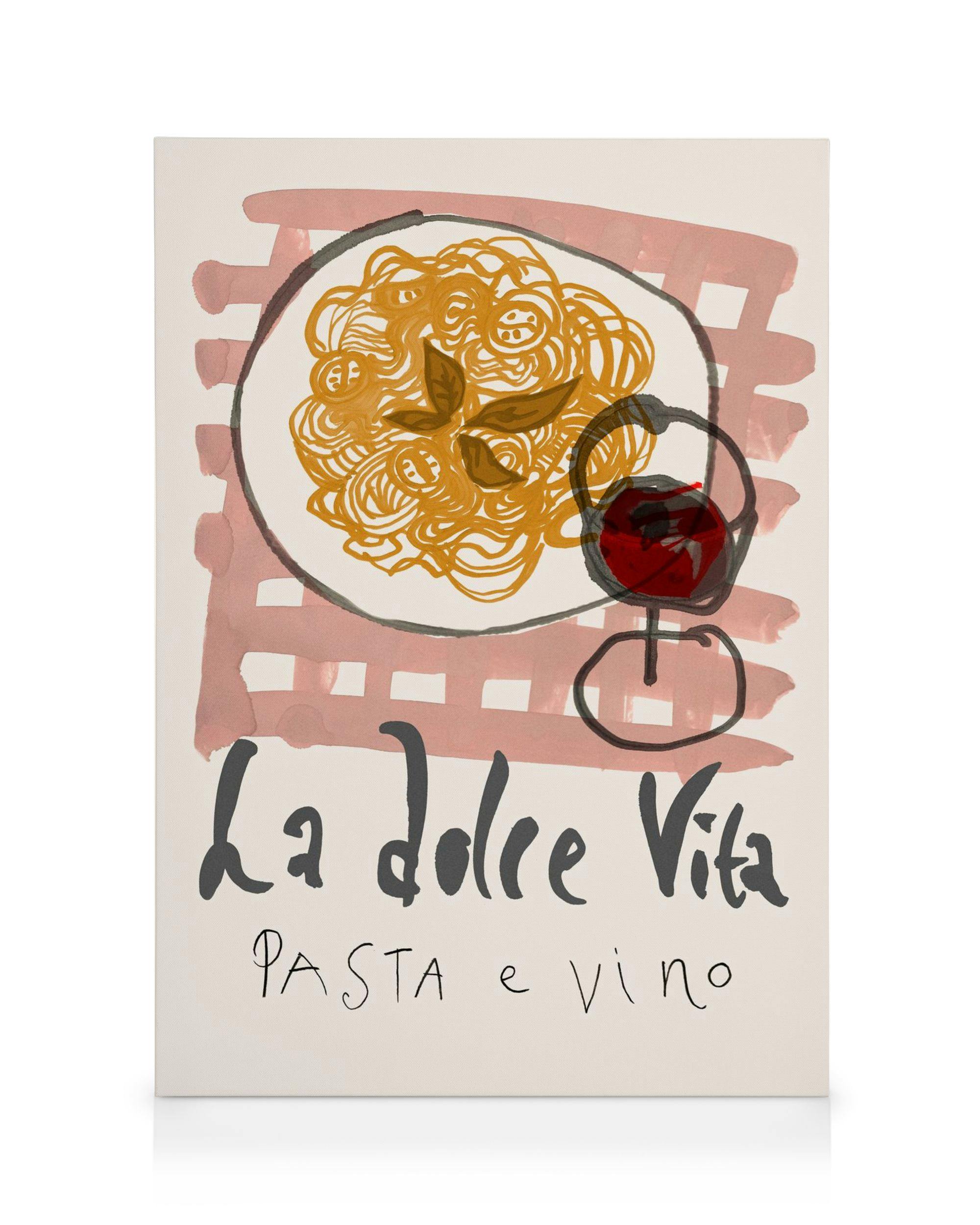 Sissan Richard - La Dolce Vita Toile (30x40 cm) - Illustrations par Desenio