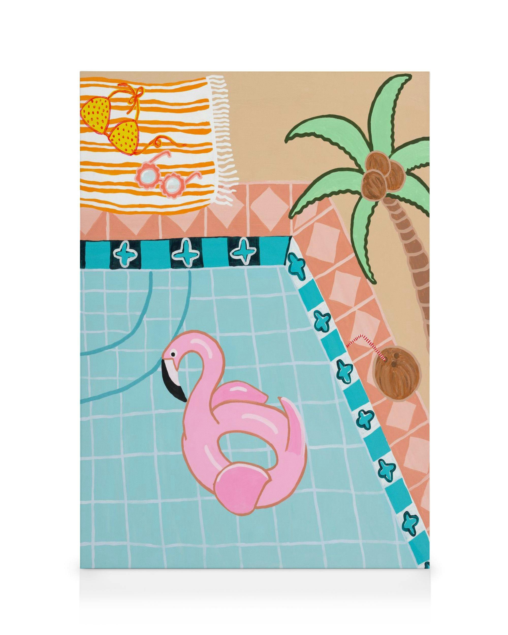 Canvastavlor Britty Flynn - Palm Springs No2 Canvastavla (30x40 cm - Ekram)