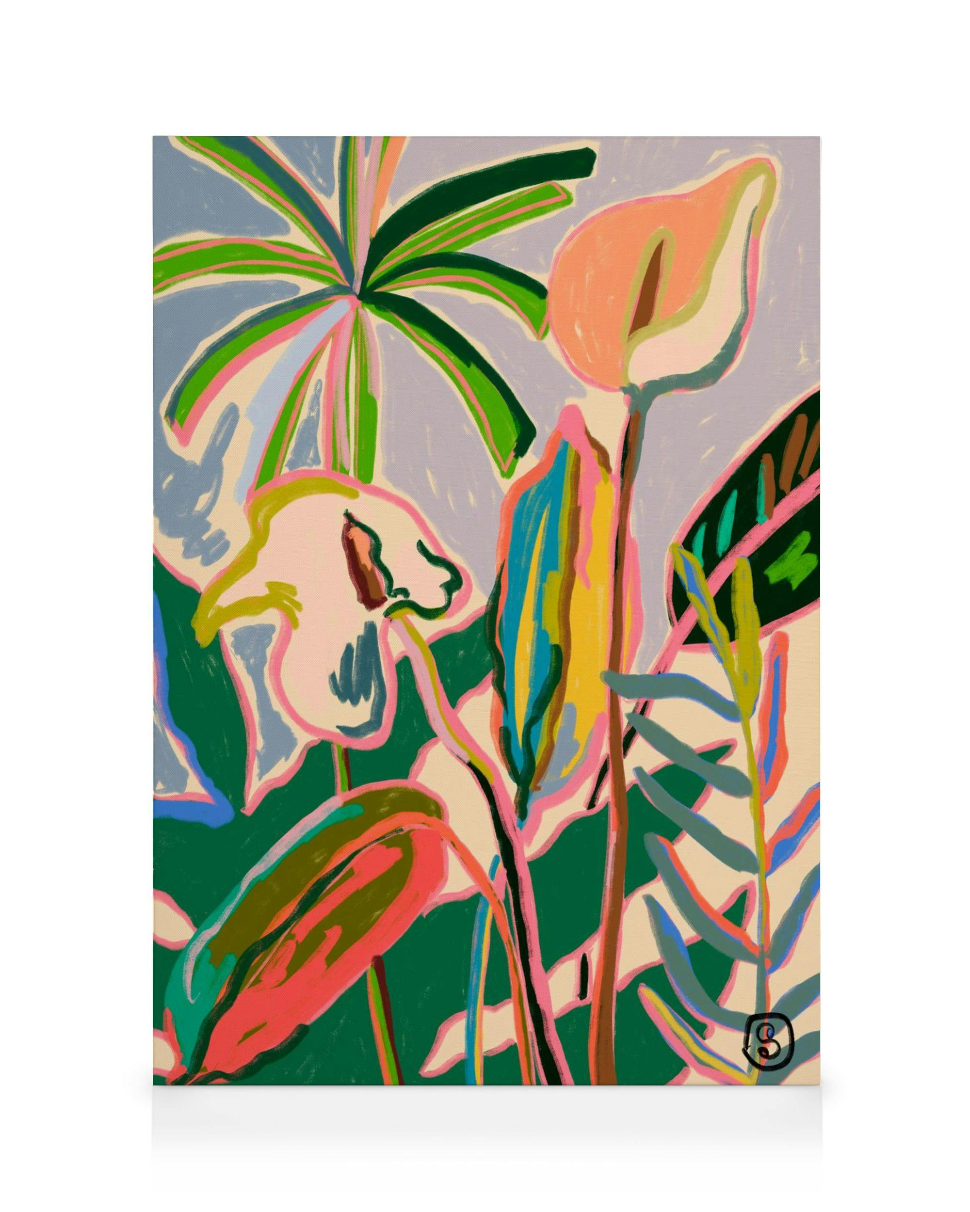 Sandra Poliakov - Peace Lily Lienzo (30x40 cm)