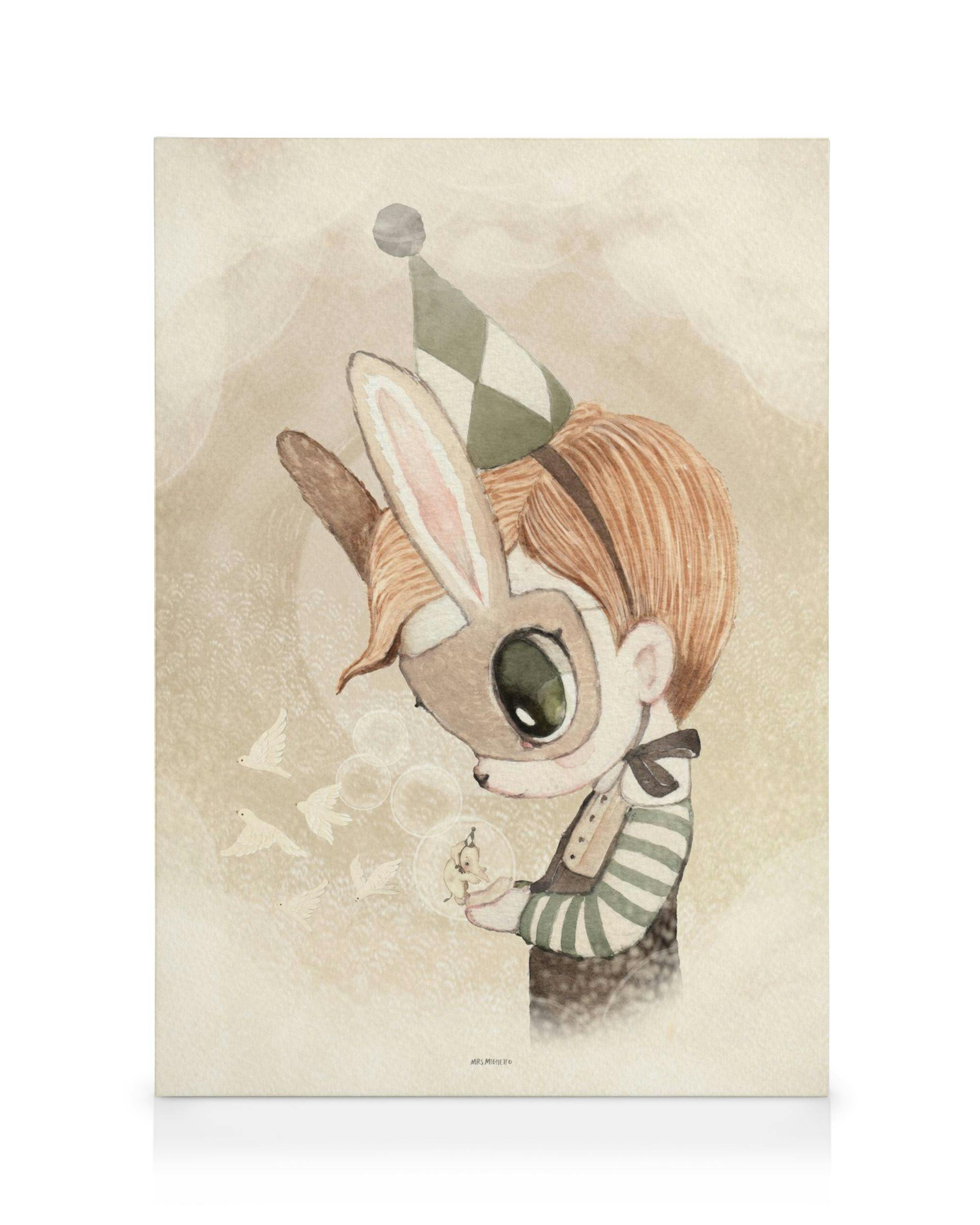 Canvas Prints Mr Adam Canvas print (50x70 cm - Black Frame)