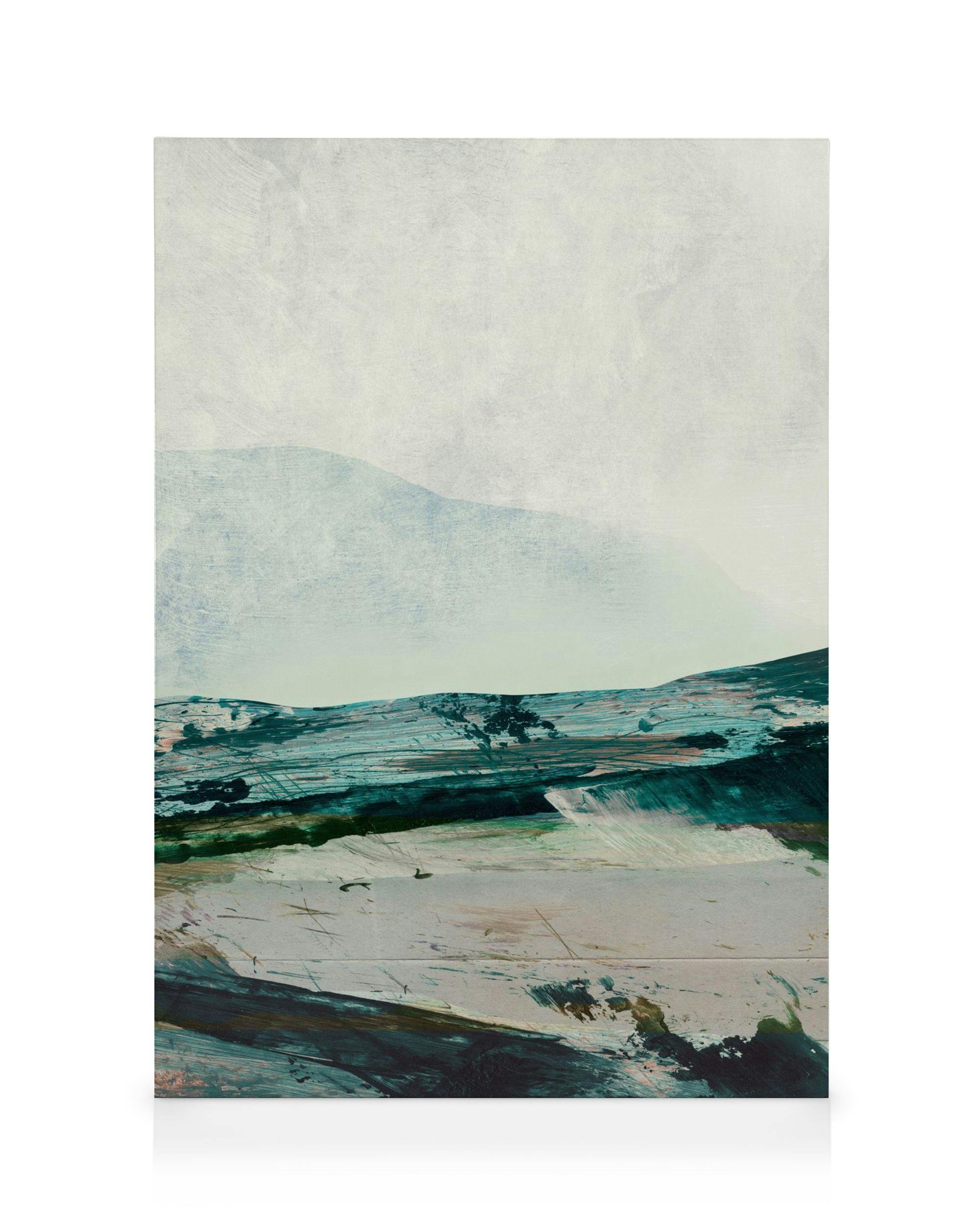 Canvas Prints Dan Hobday - Land Ahoy No1 Canvas print (30x40 cm - Oak Frame)