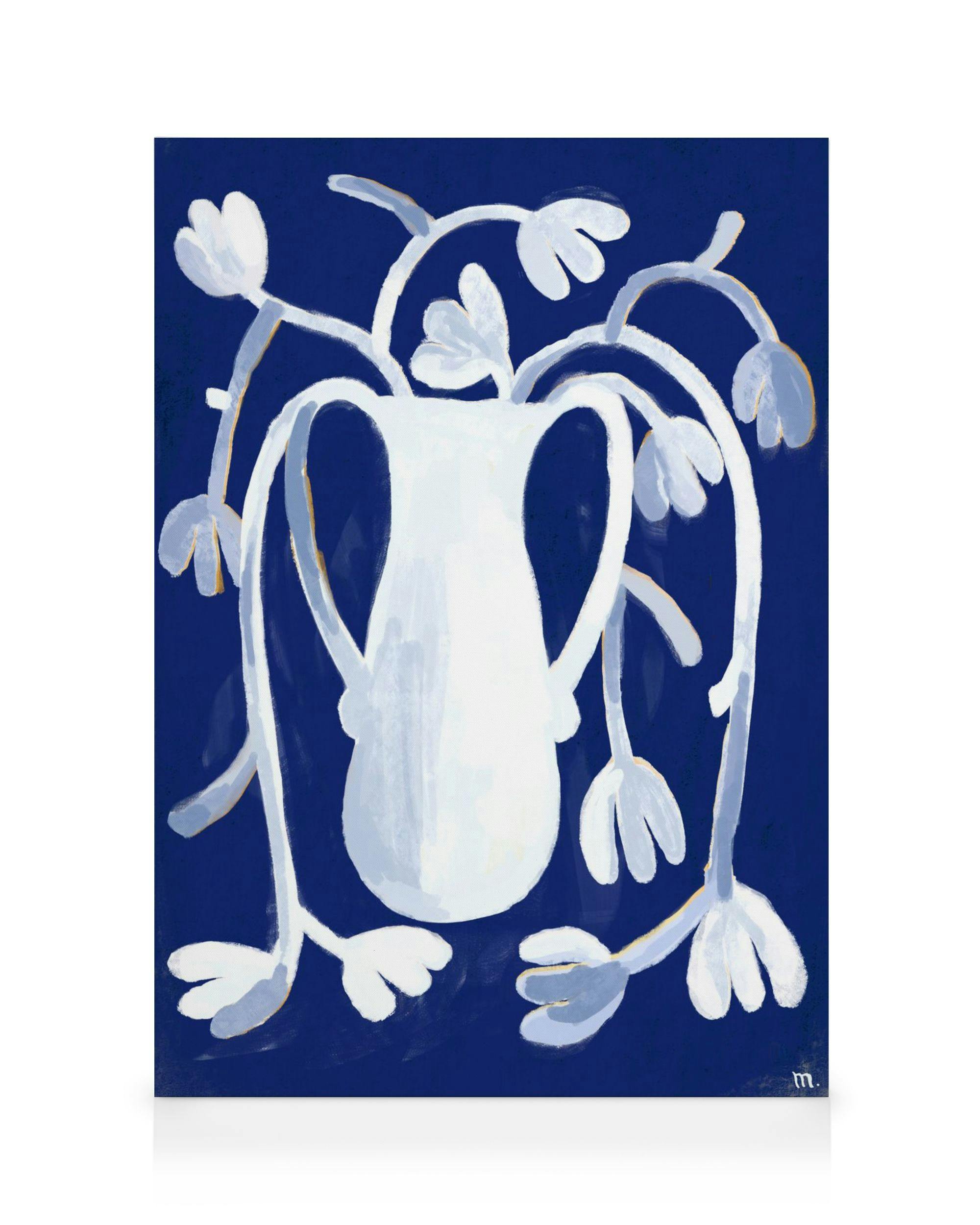 Marco Marella - White Vase Lienzo (50x70 cm)