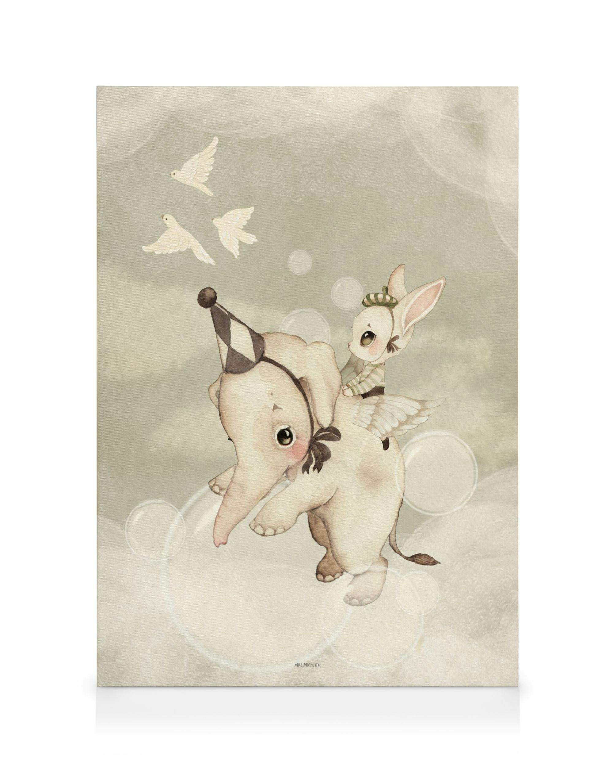 Canvas Prints Mr Hugo Canvas print (50x70 cm - Black Frame)