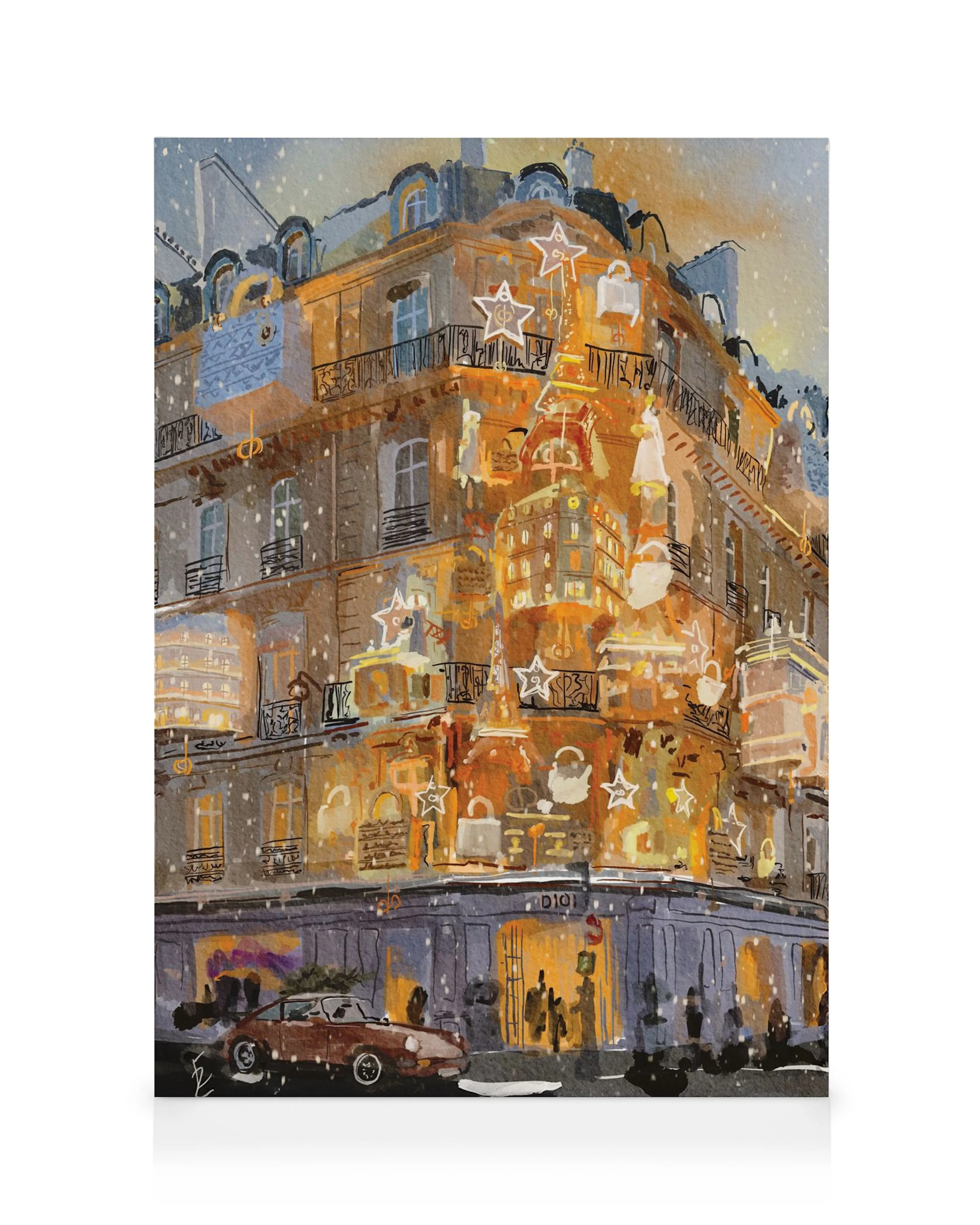Ekaterina Zagorska - Dior Christmas Canvastavla 0