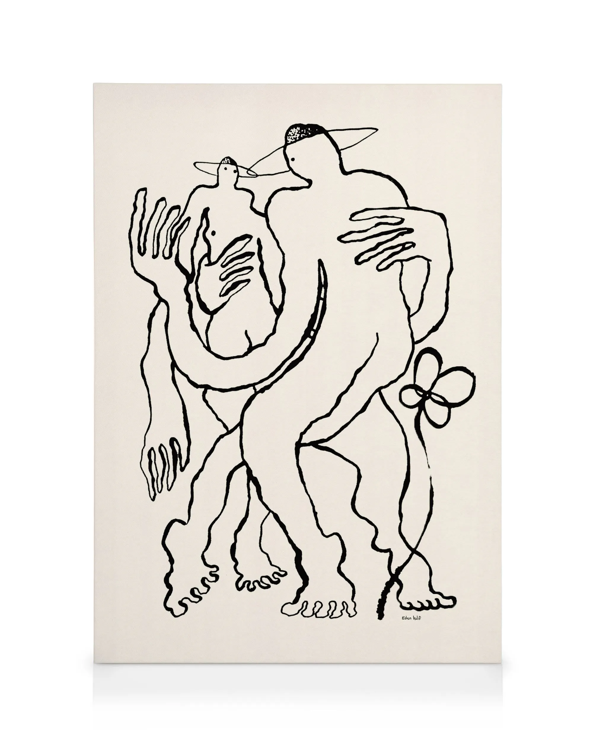 Eden Kalif - Two Dancers Toile 0