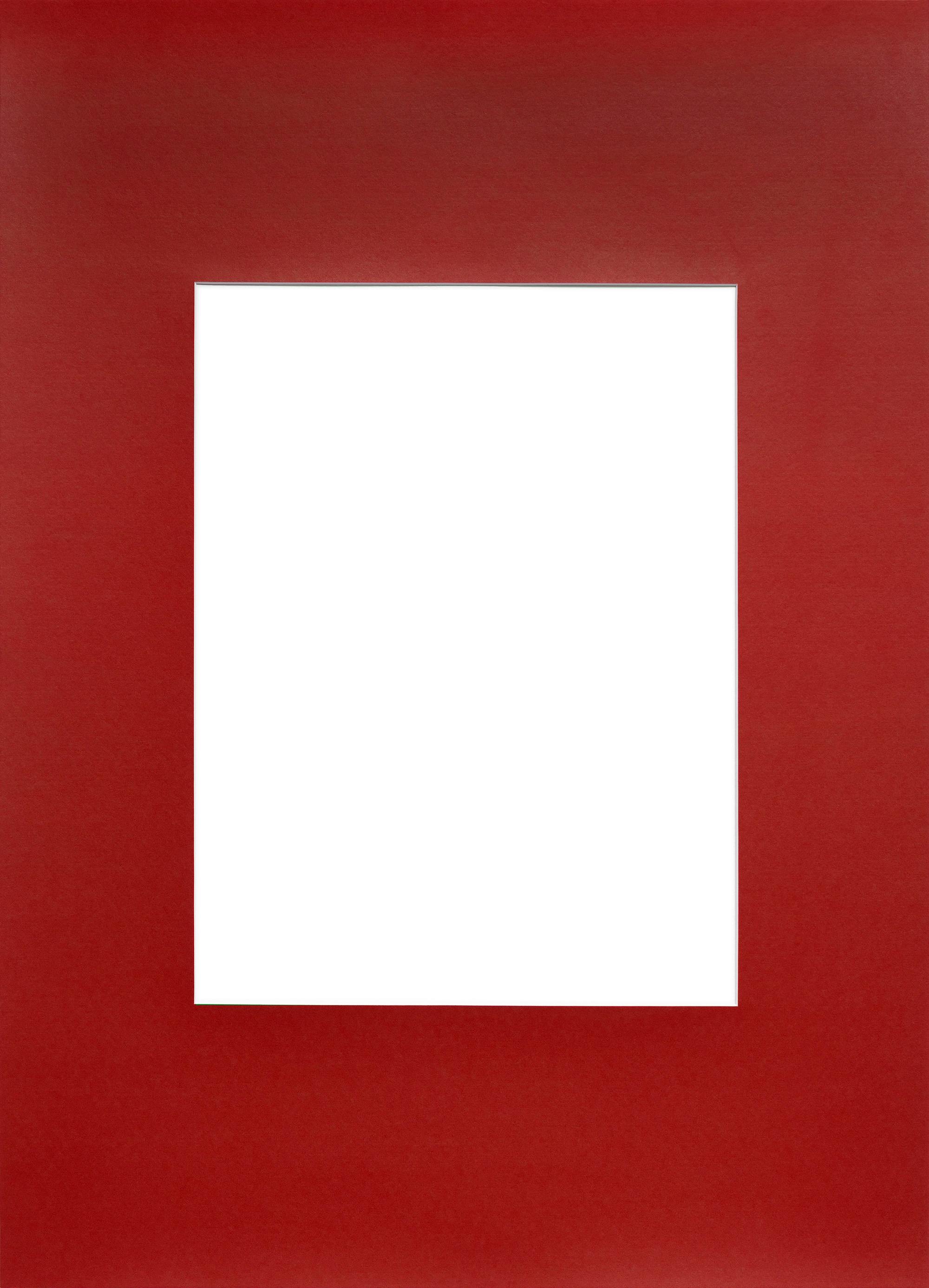 Passepartout röd, 50x70 (50x70 cm)