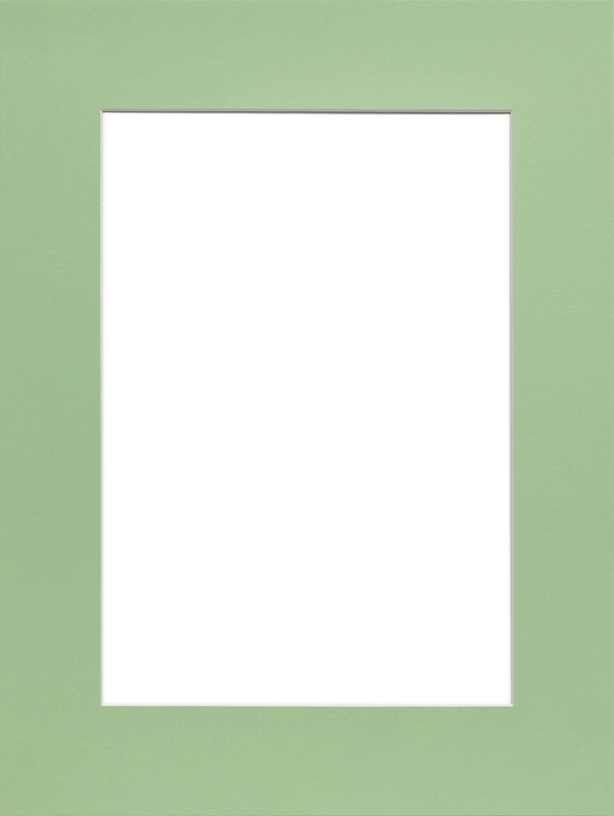 Passepartout lys grønn, 30x40 (30x40 cm)
