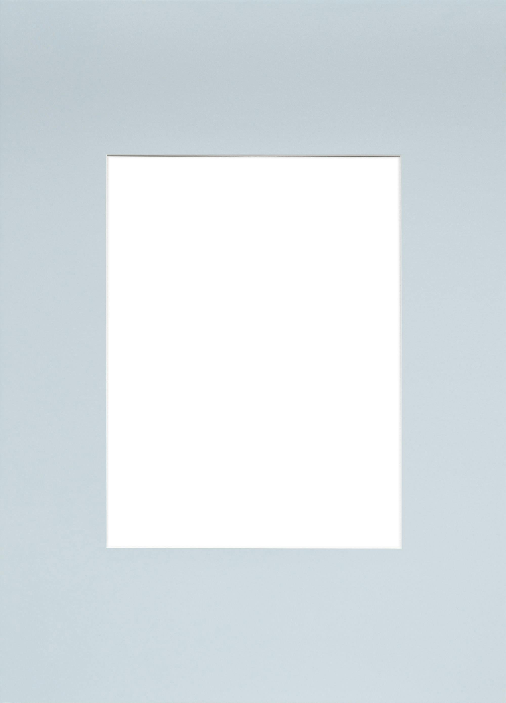 Passepartout azzurro, 50x70 (50x70 cm)- Passepartout