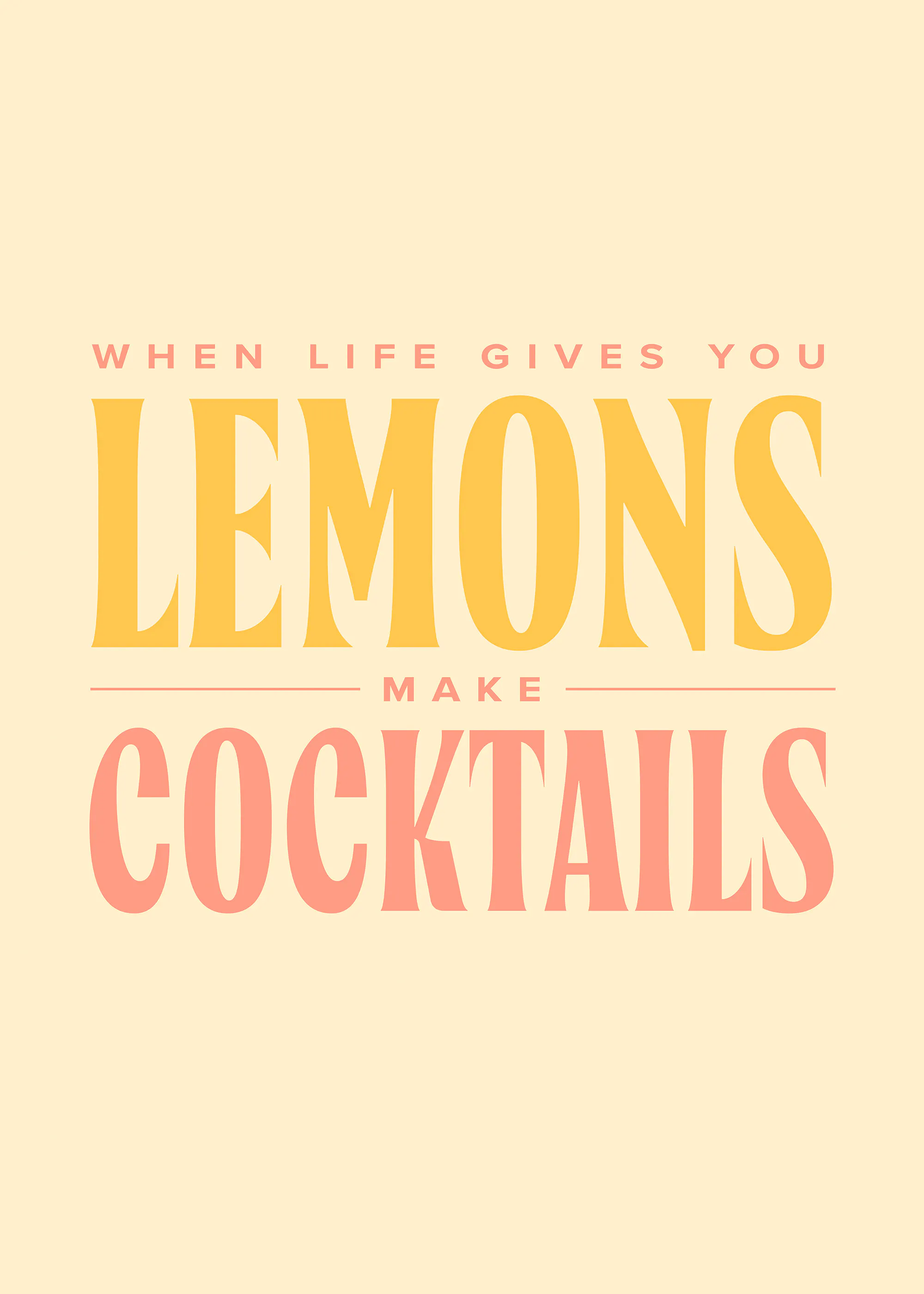 Make Cocktails Print 0