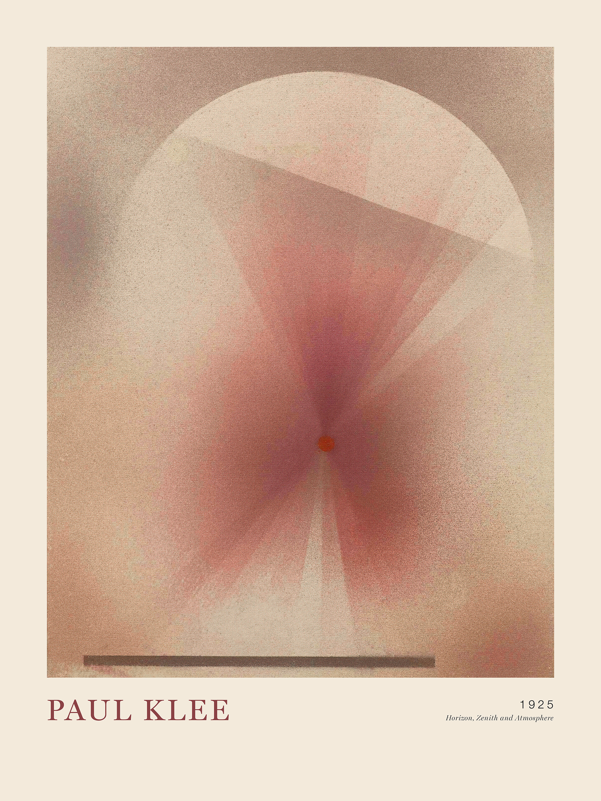 「Paul Klee」 Paul Klee - Horizon, Zenith and Atmosphere Print
