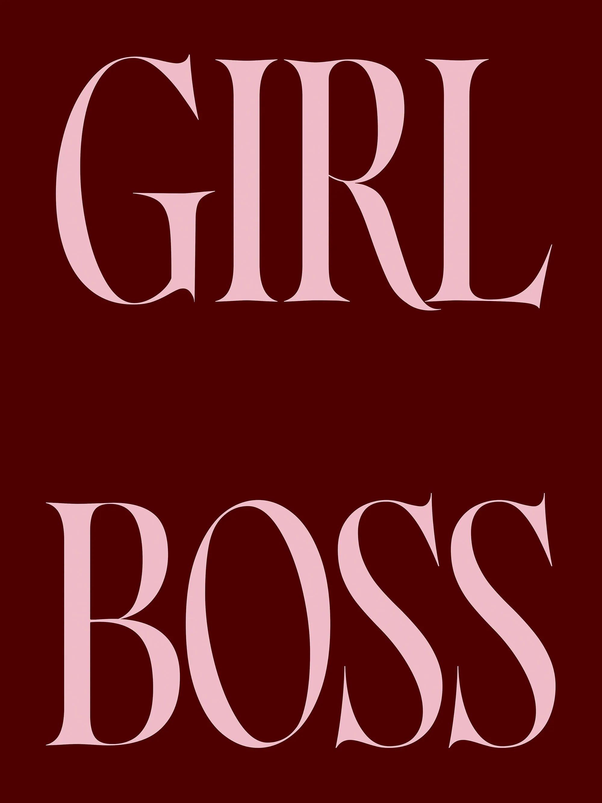 Girl Boss Print 0