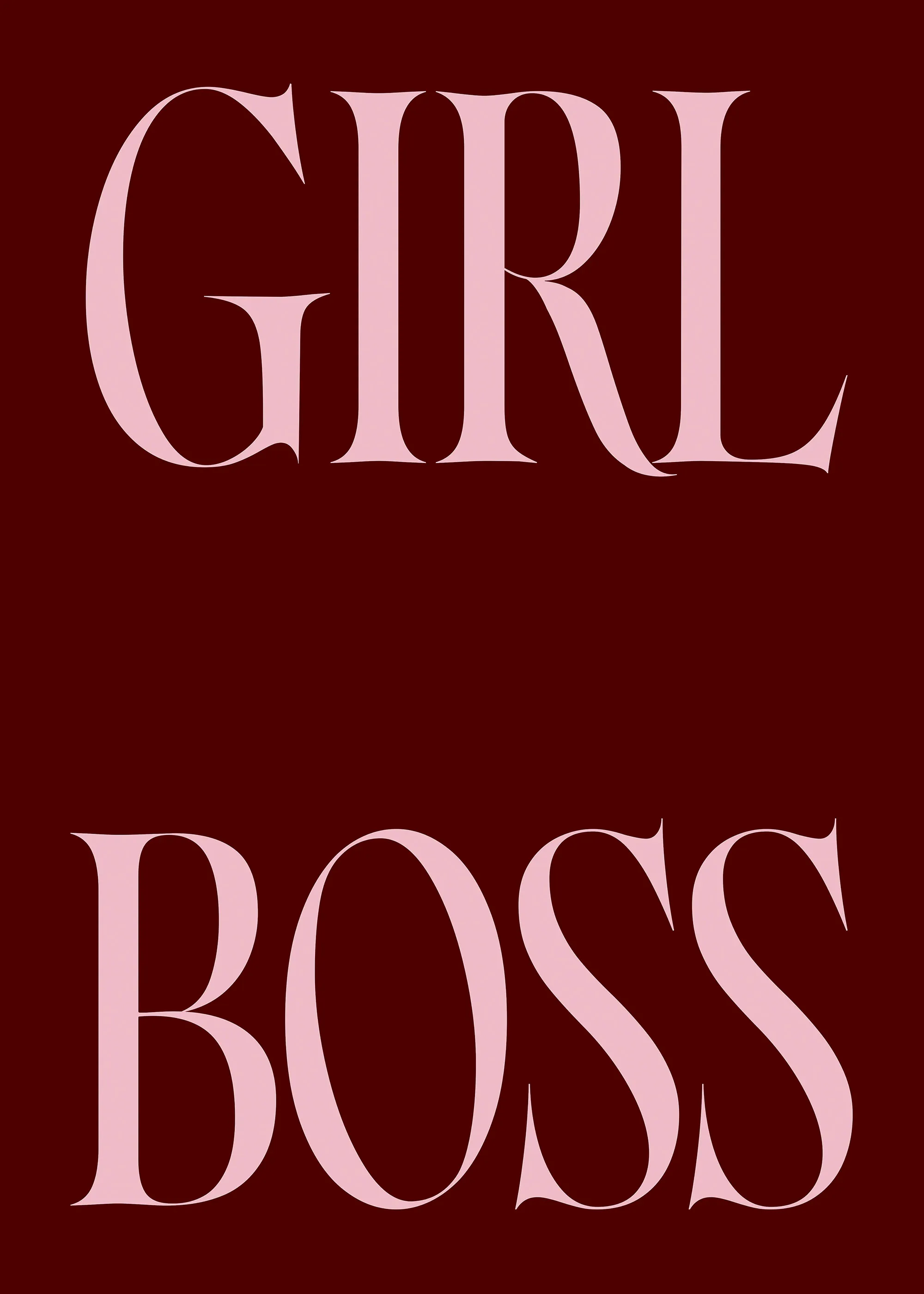 Girl Boss Plakat 0