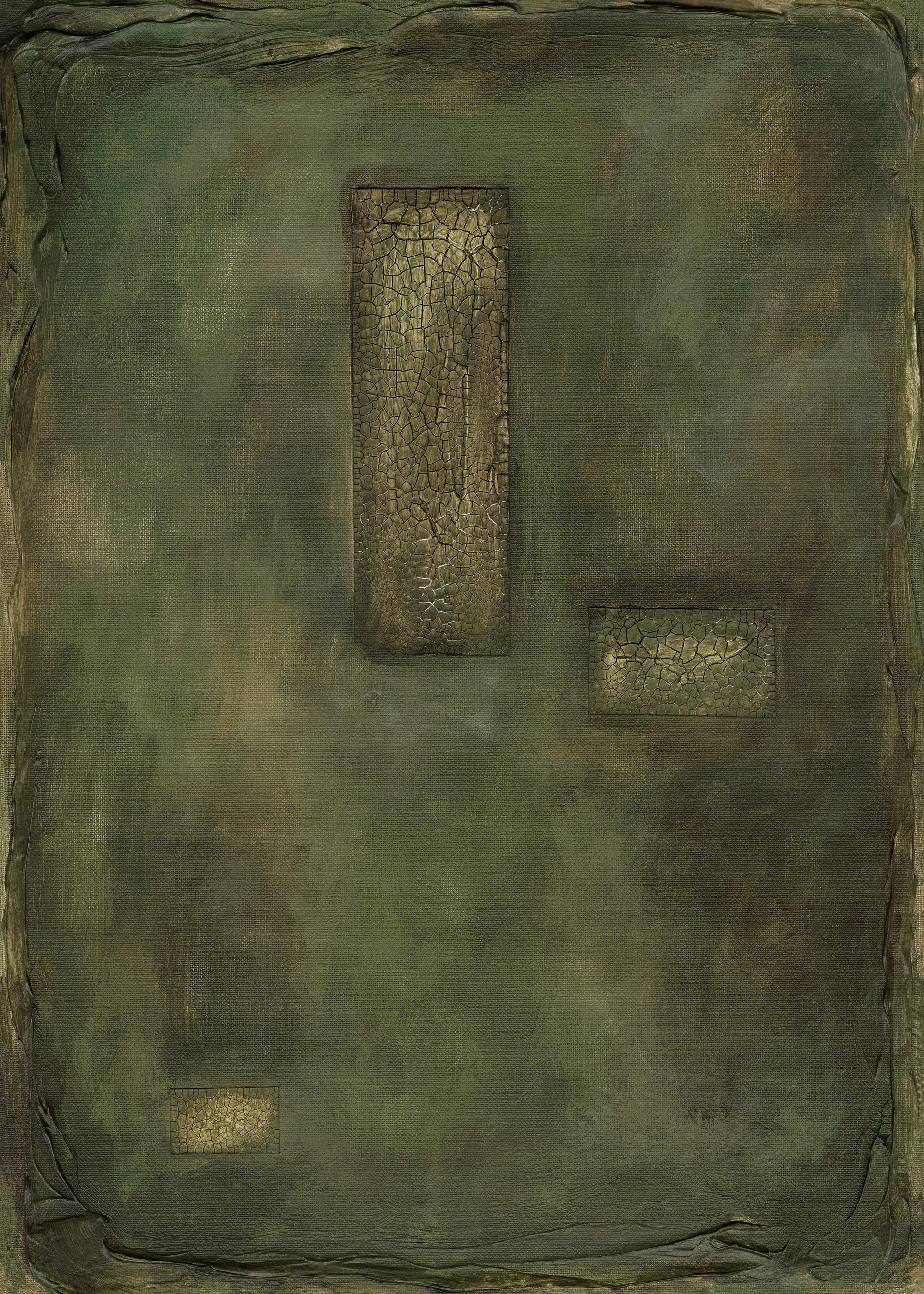 Forest Green Abstract No1 Poster 0