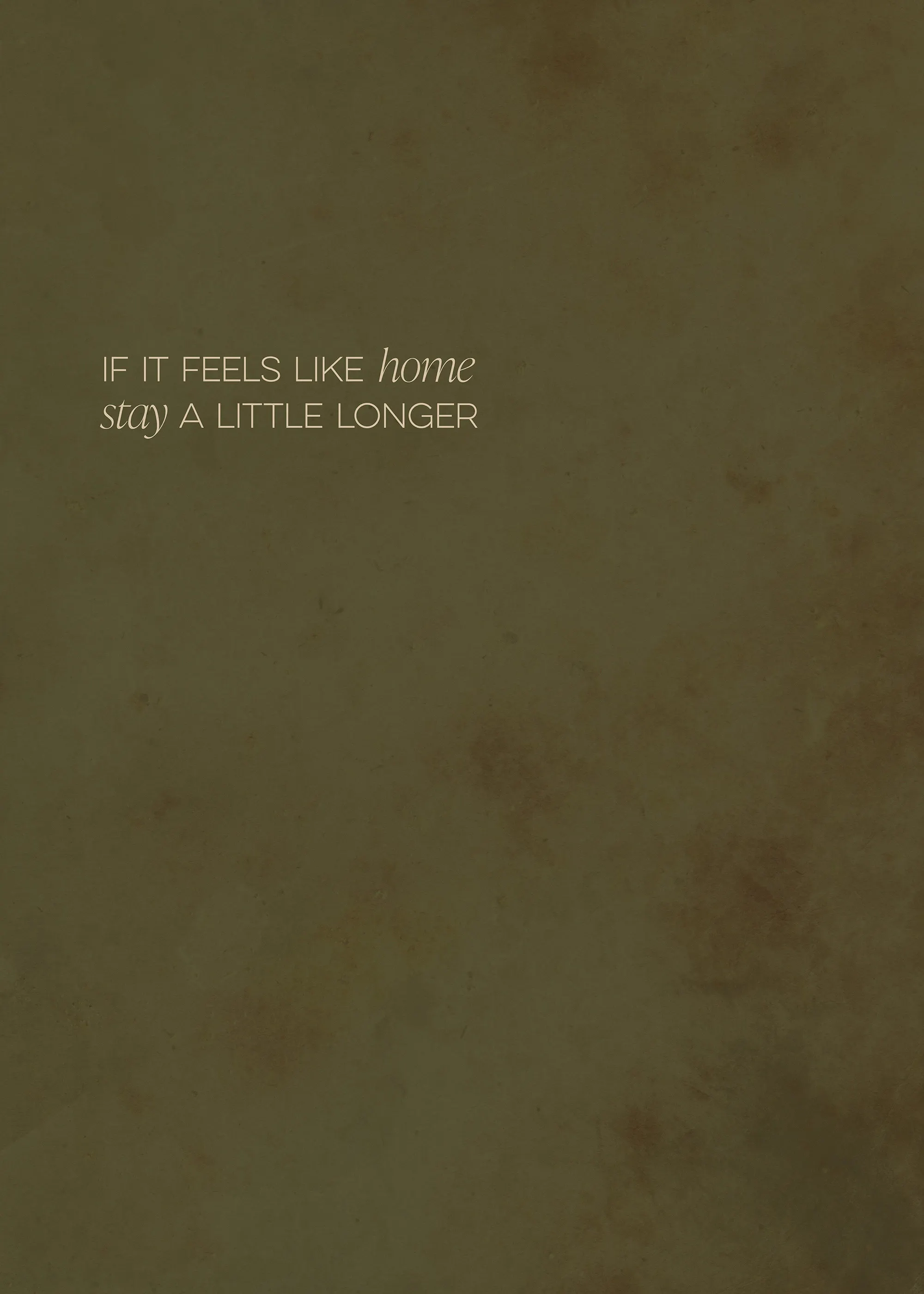 If It Feels Like Home Print 0
