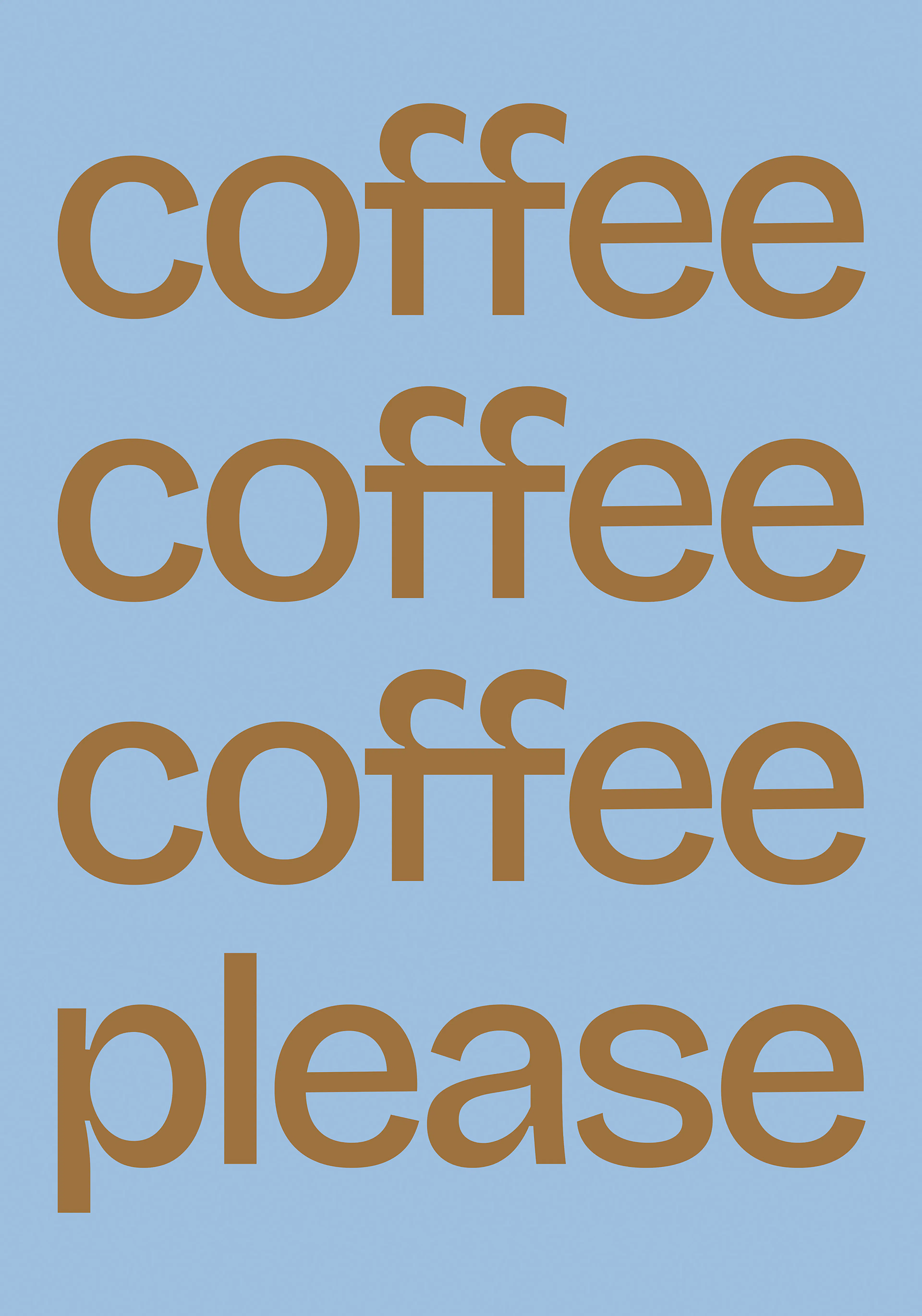 Coffee Please Affiche 0