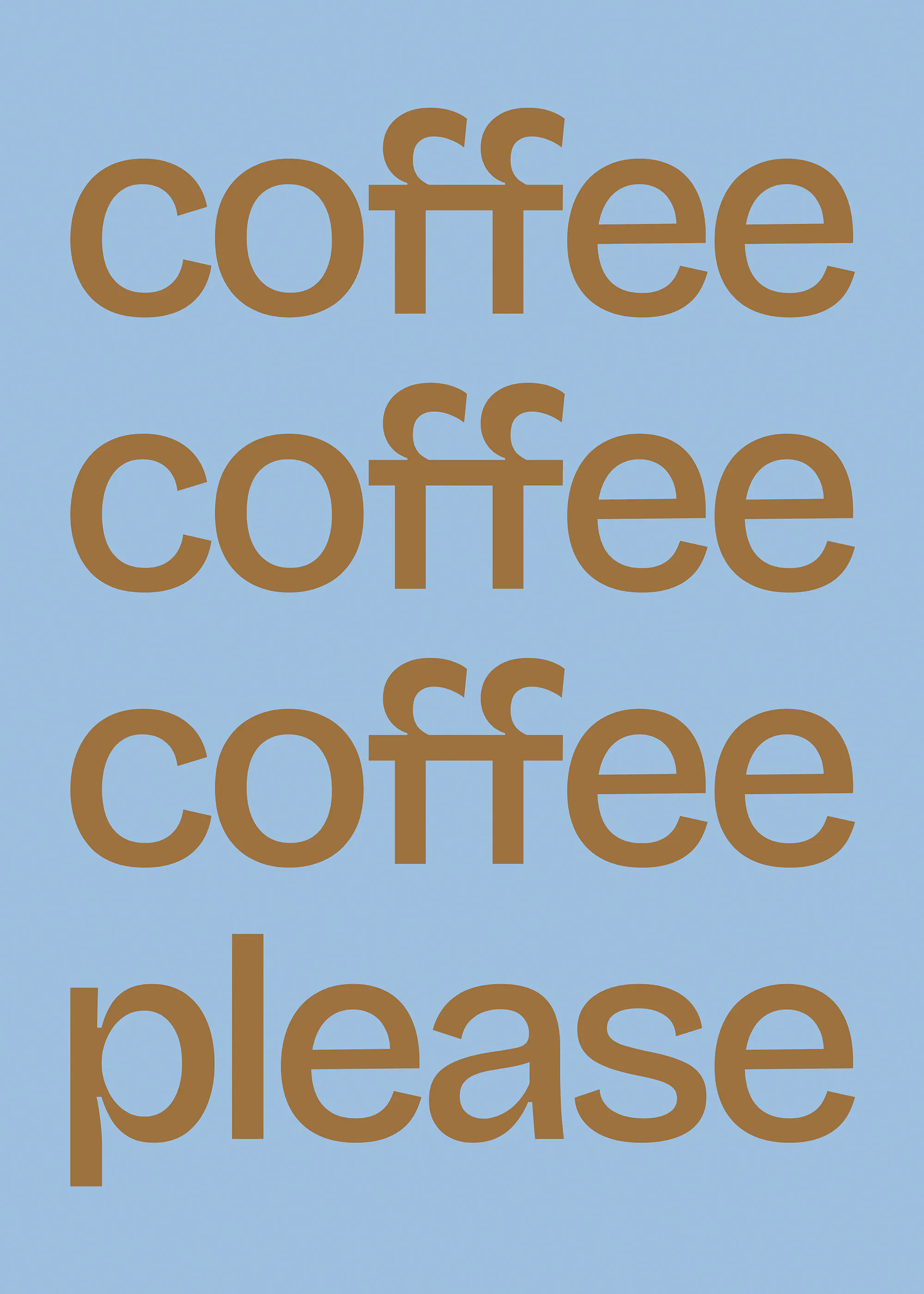 Coffee Please Poster 0