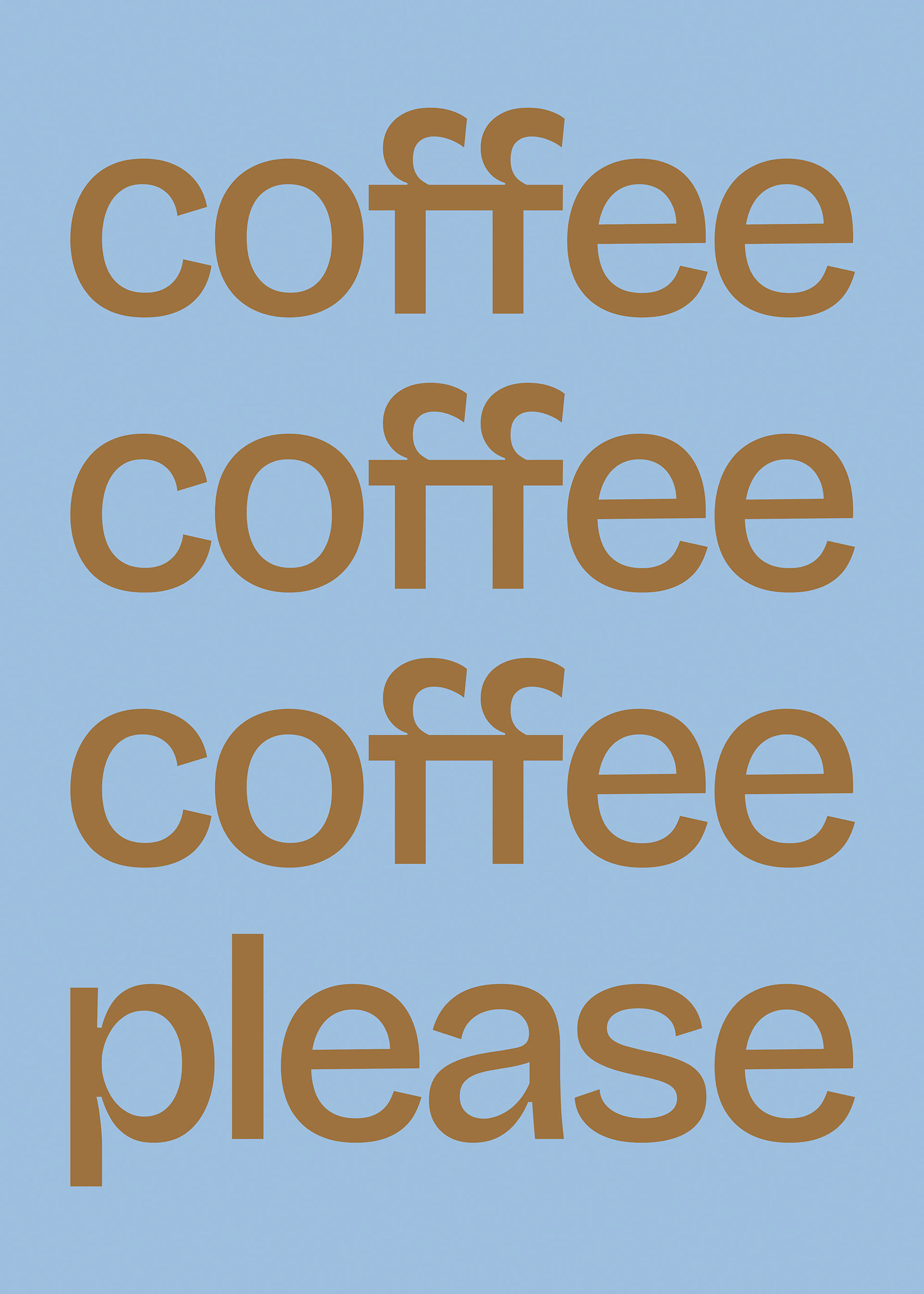Coffee Please Poster 0