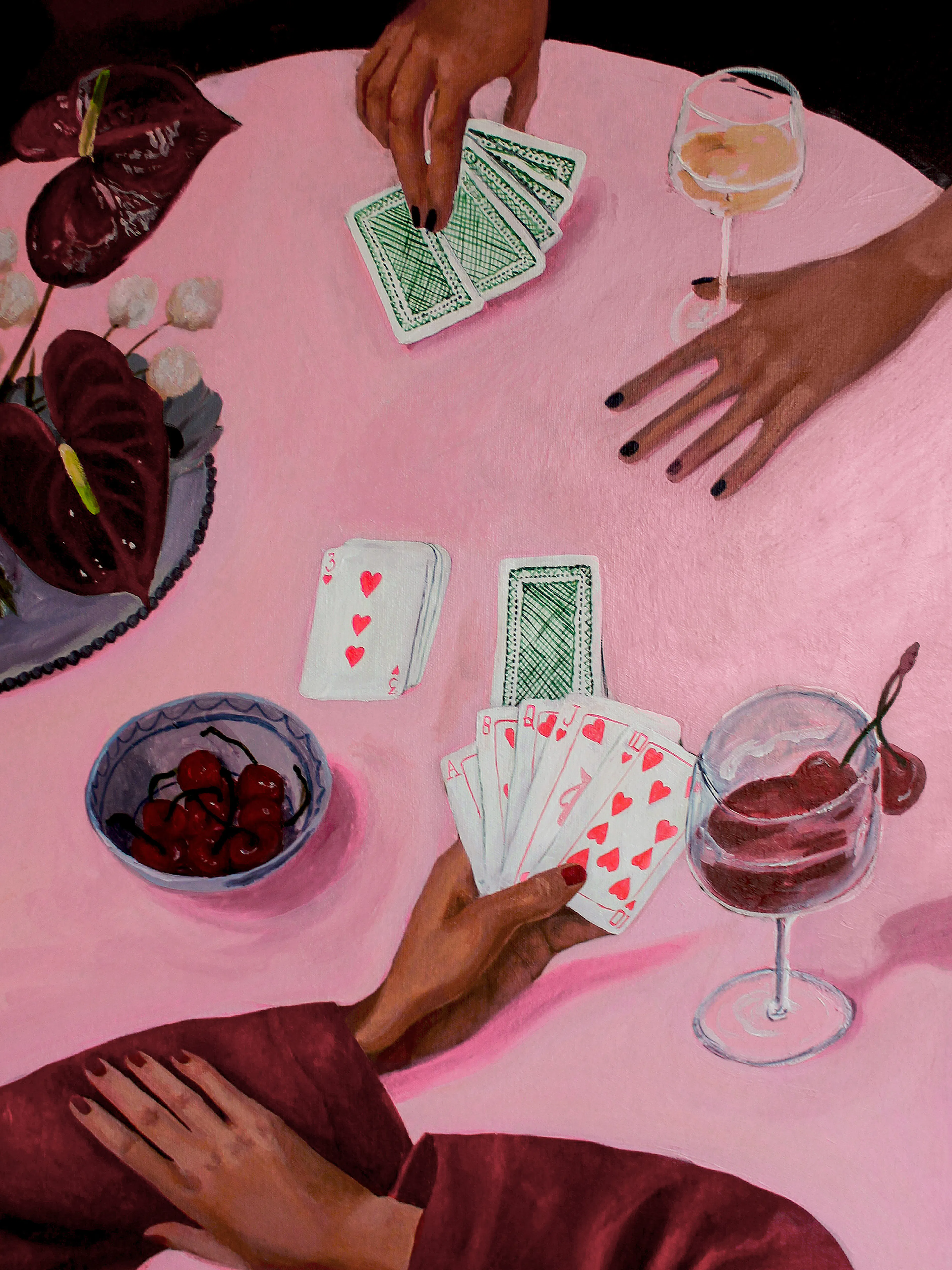 Tea Rudolf - Ace of Pink Print 0